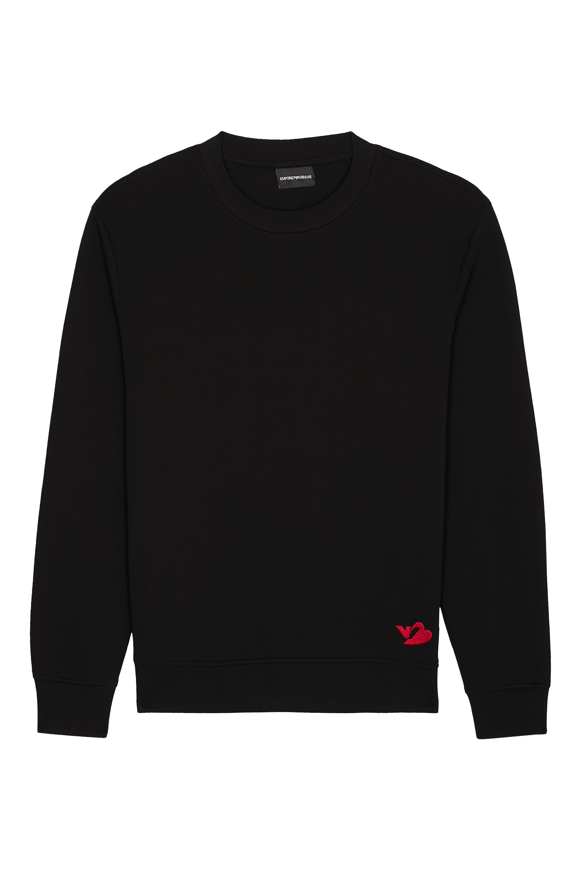 Heart Eagle Logo Sweatshirt in Double Jersey