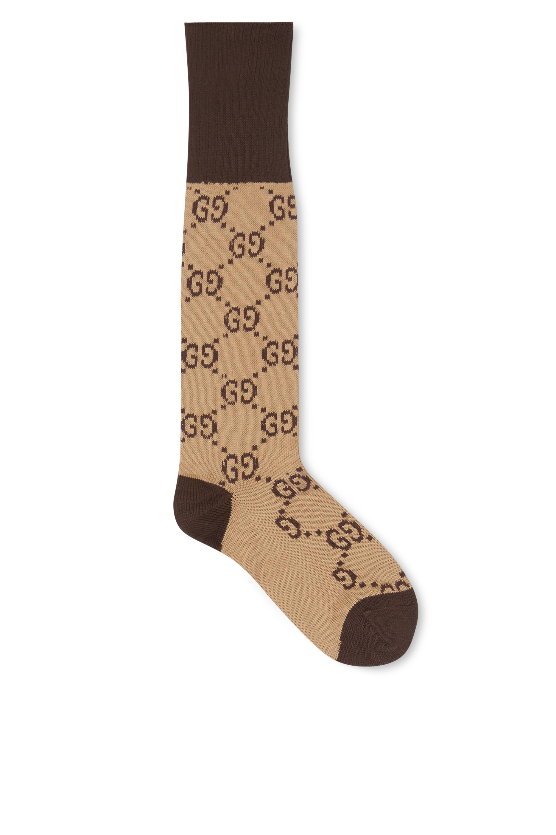 GG Pattern Cotton Blend Socks