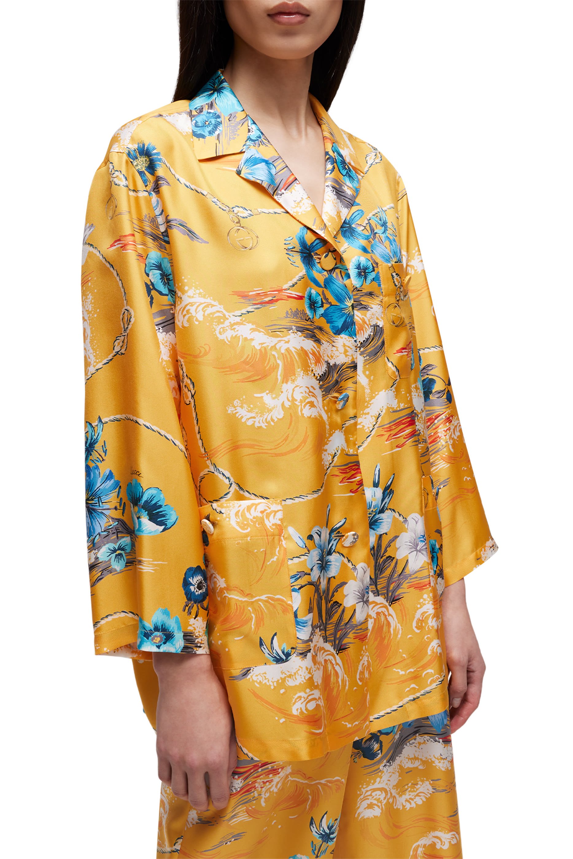 All-Over Floral Print Shirt