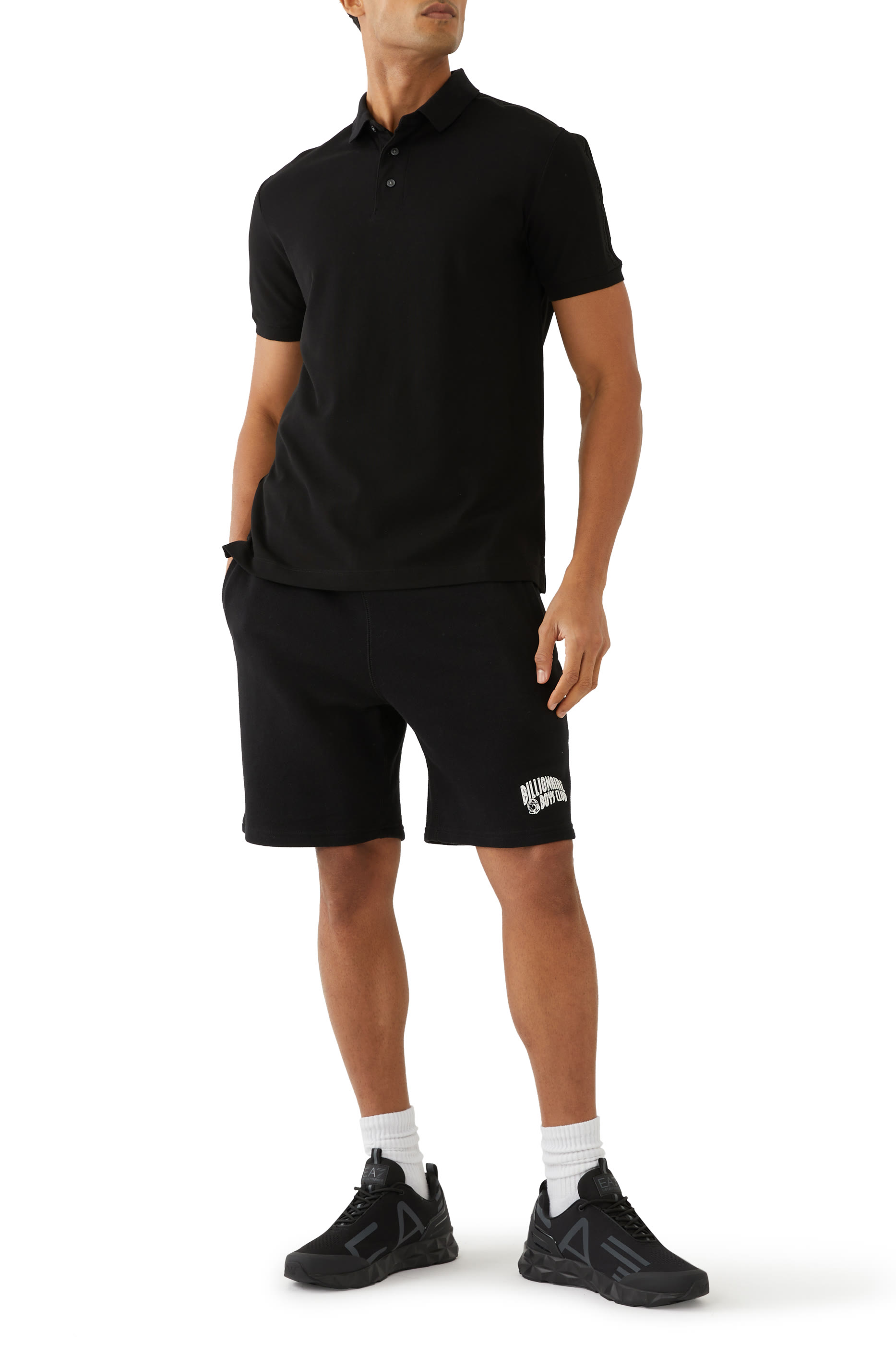 Embossed Logo Tape Polo Shirt