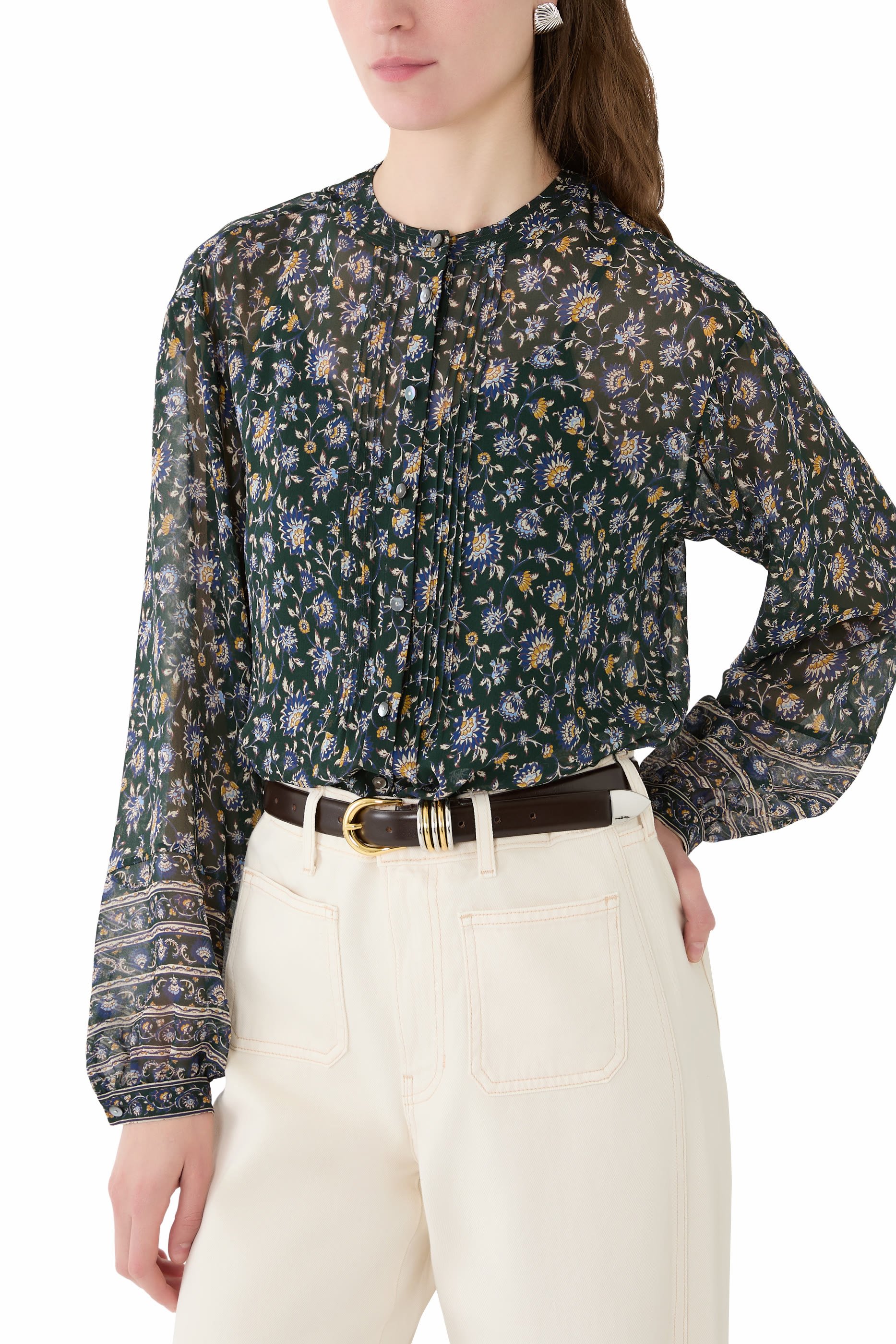 Hollyhock Mixed Metal Belt