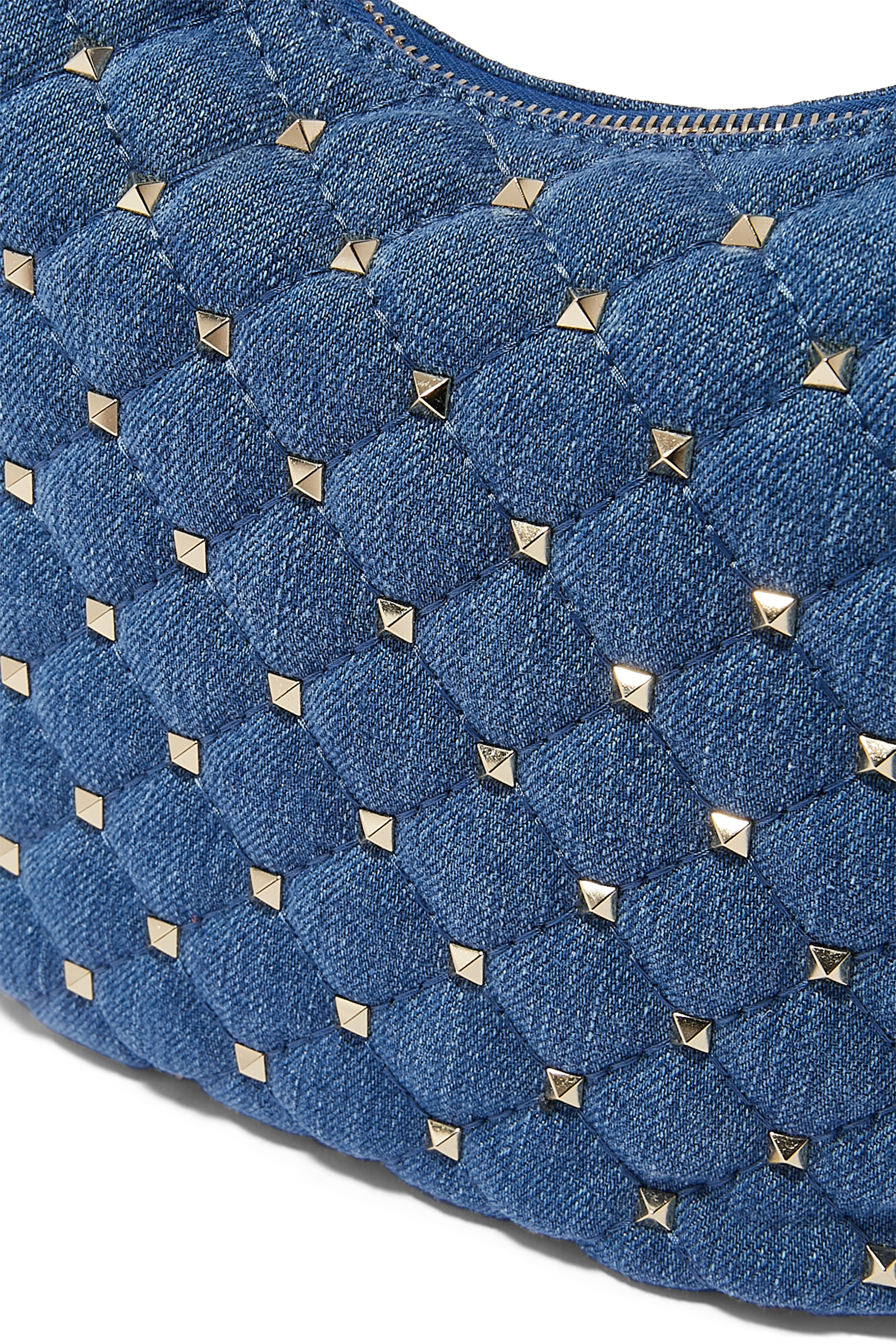 Rockstud Spike Small Hobo Bag