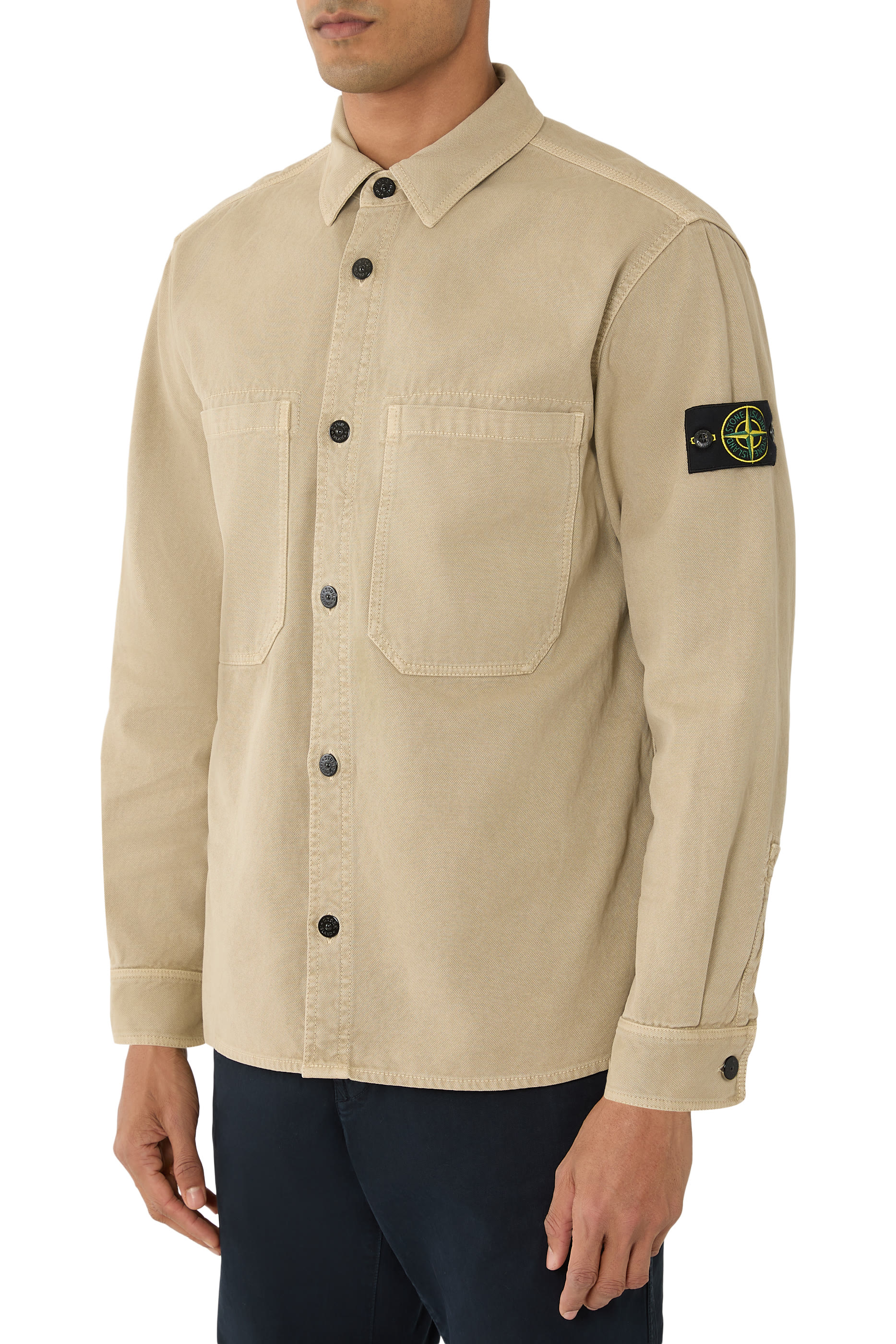Comfort-Fit Overshirt