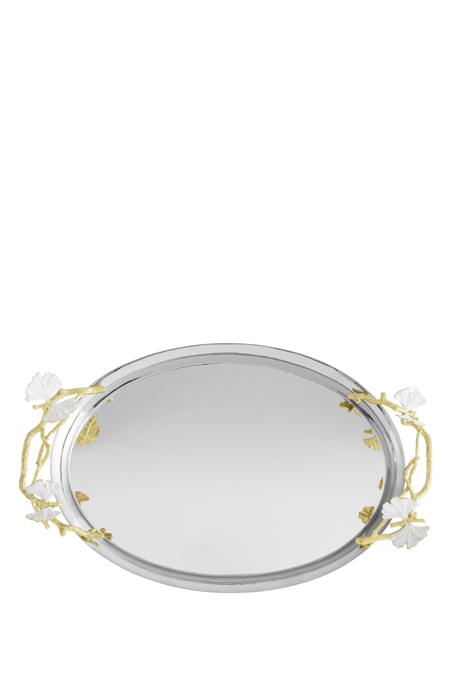 Butterfly Ginkgo Medium Gold Tray