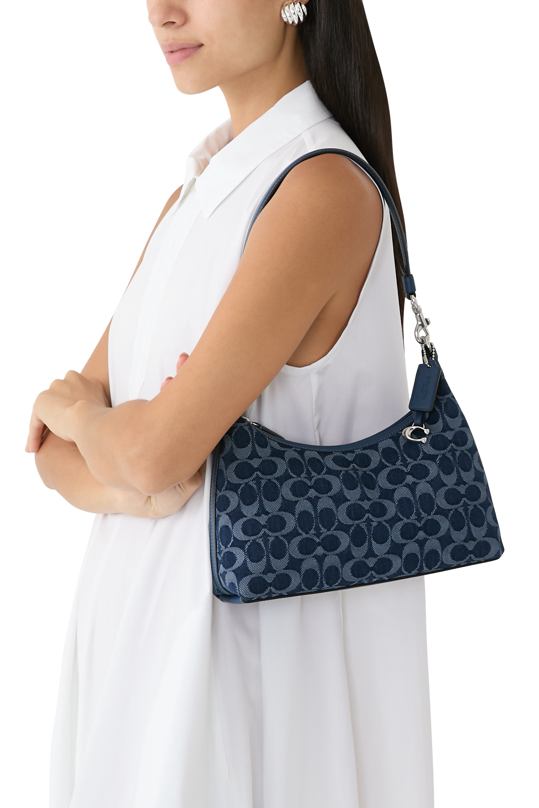 Buy Coach Signature Denim Juliet 25 Shoulder Bag for Womens Online