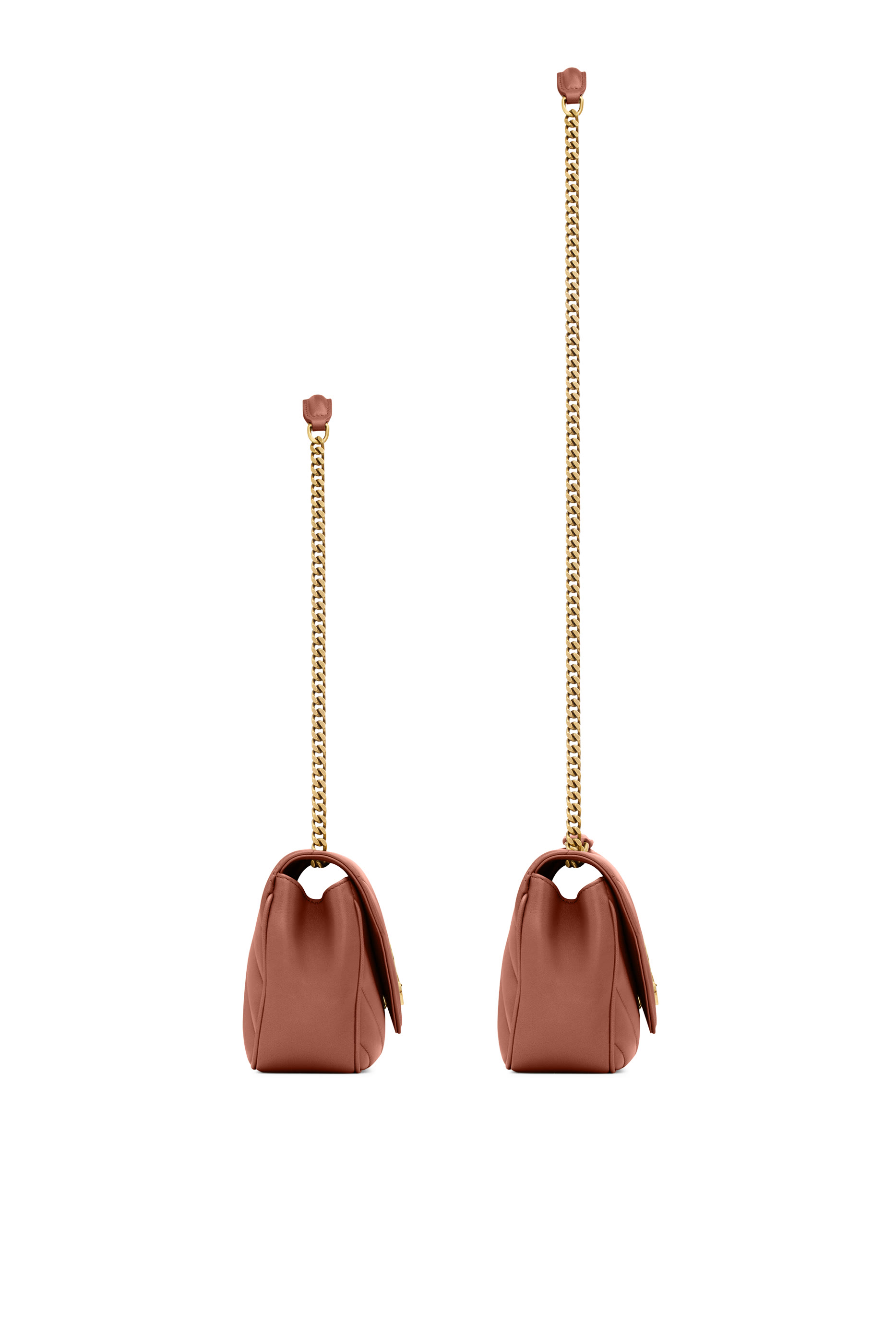 Loulou Small Chain Bag In Matelass&eacute; Lambskin 