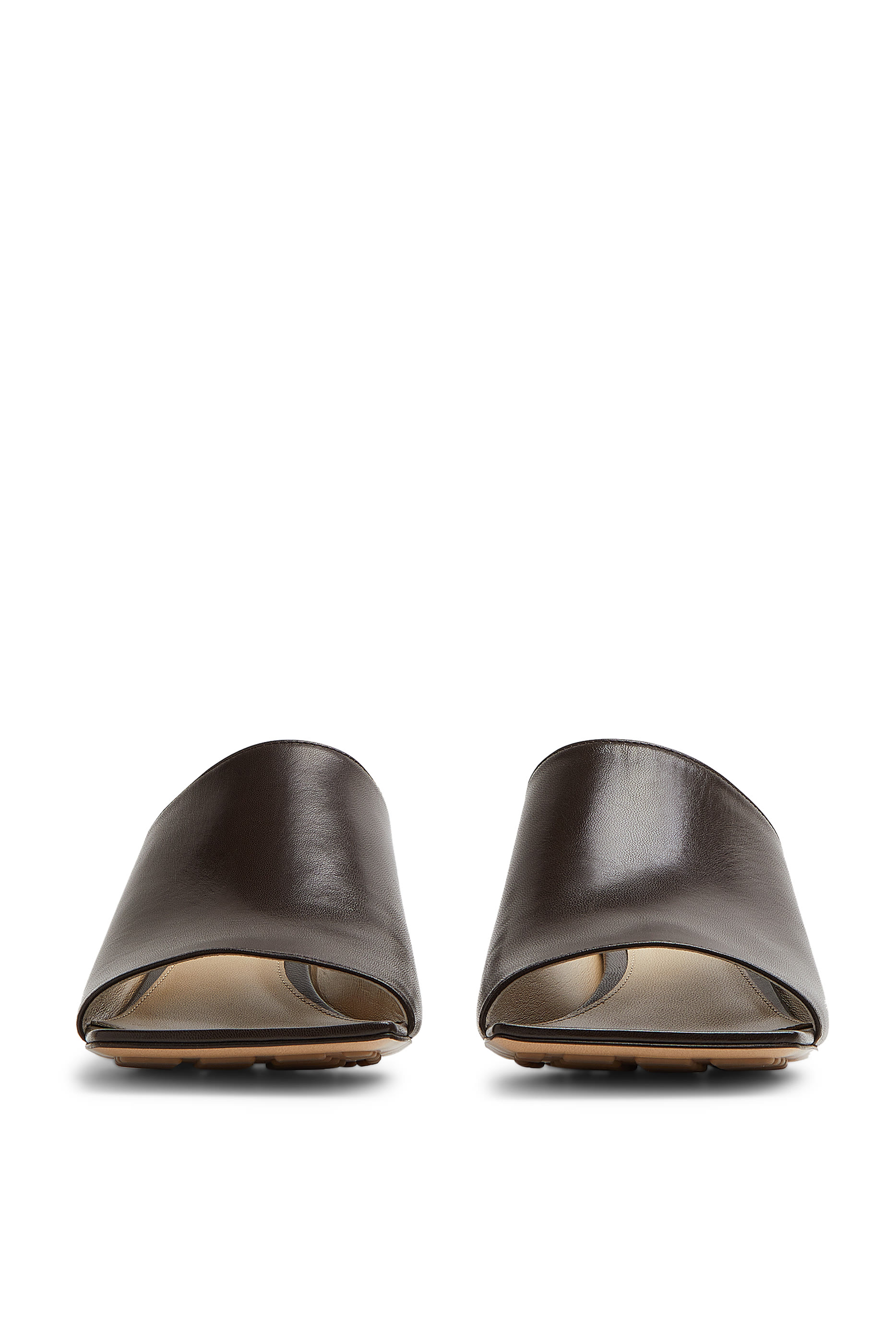 Stretch Leather Mules