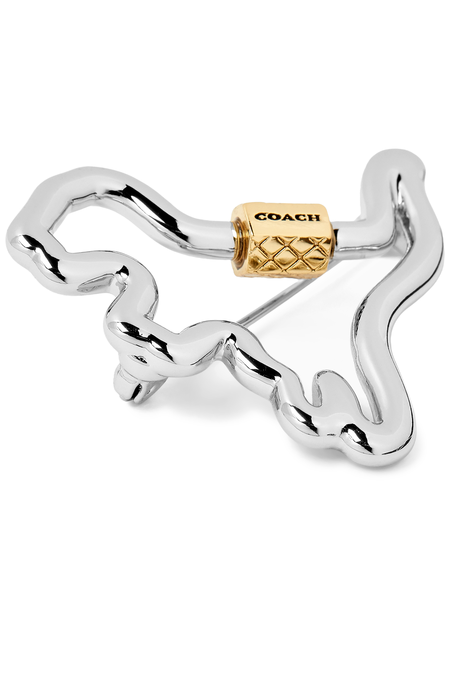 Carabiner Rexy Brooch, Metal
