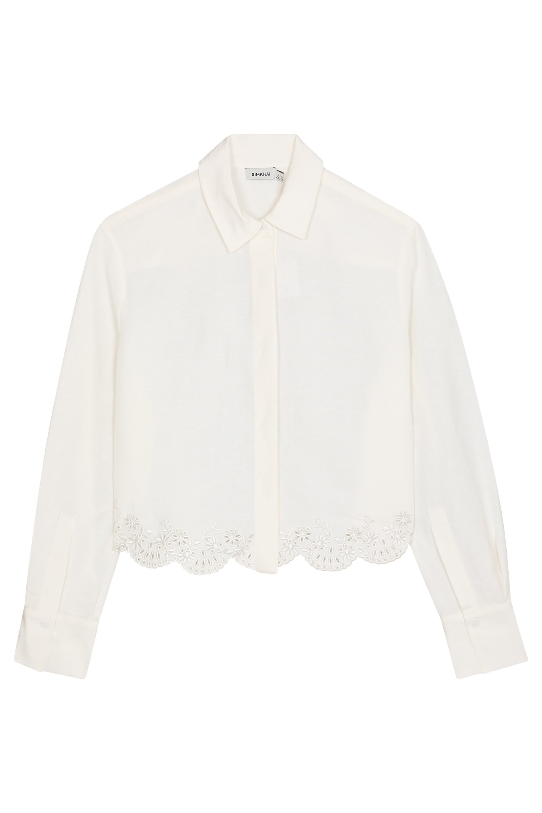 Ames Embroidered Linen Shirt