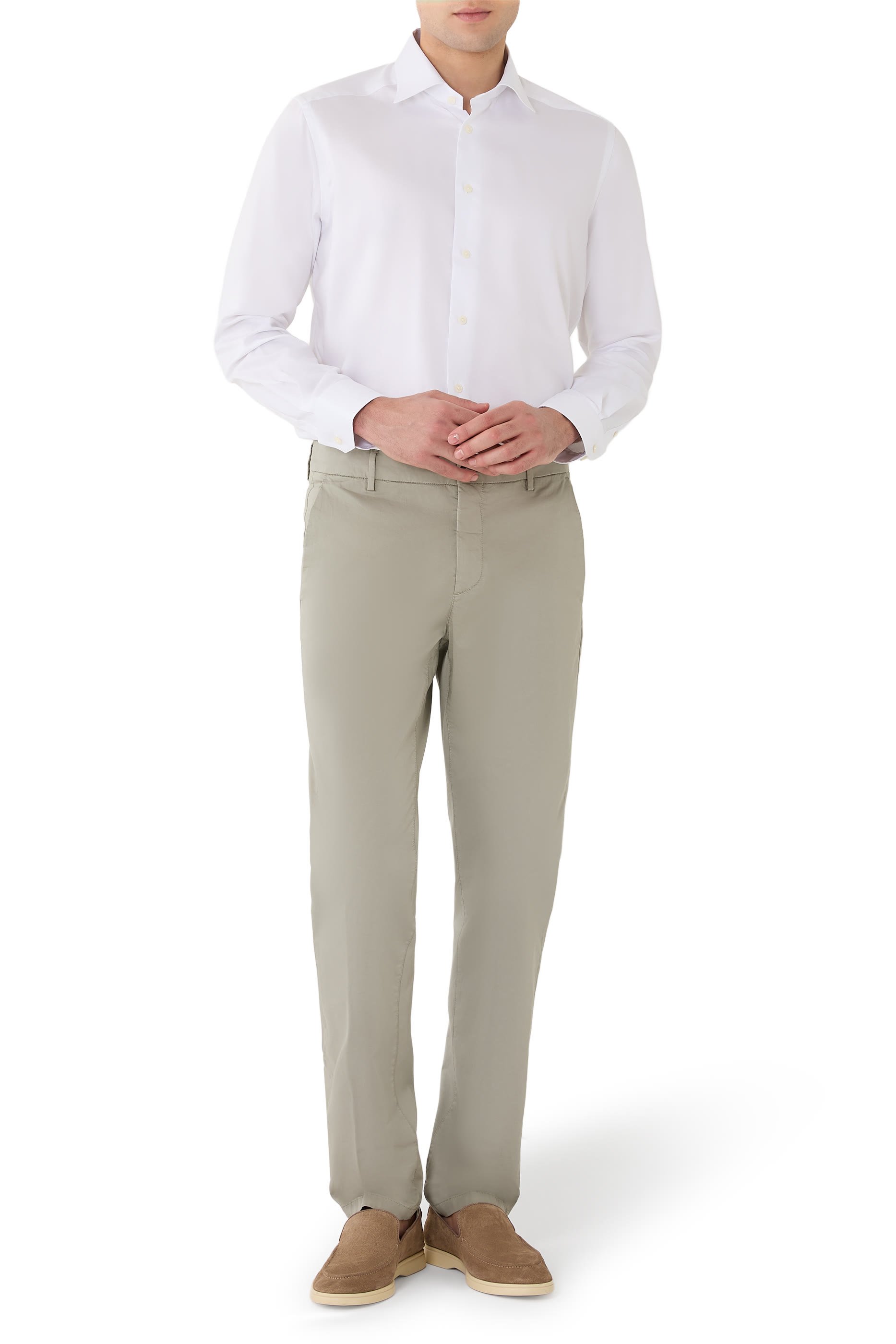 Geometric Print Signature Twill Shirt 