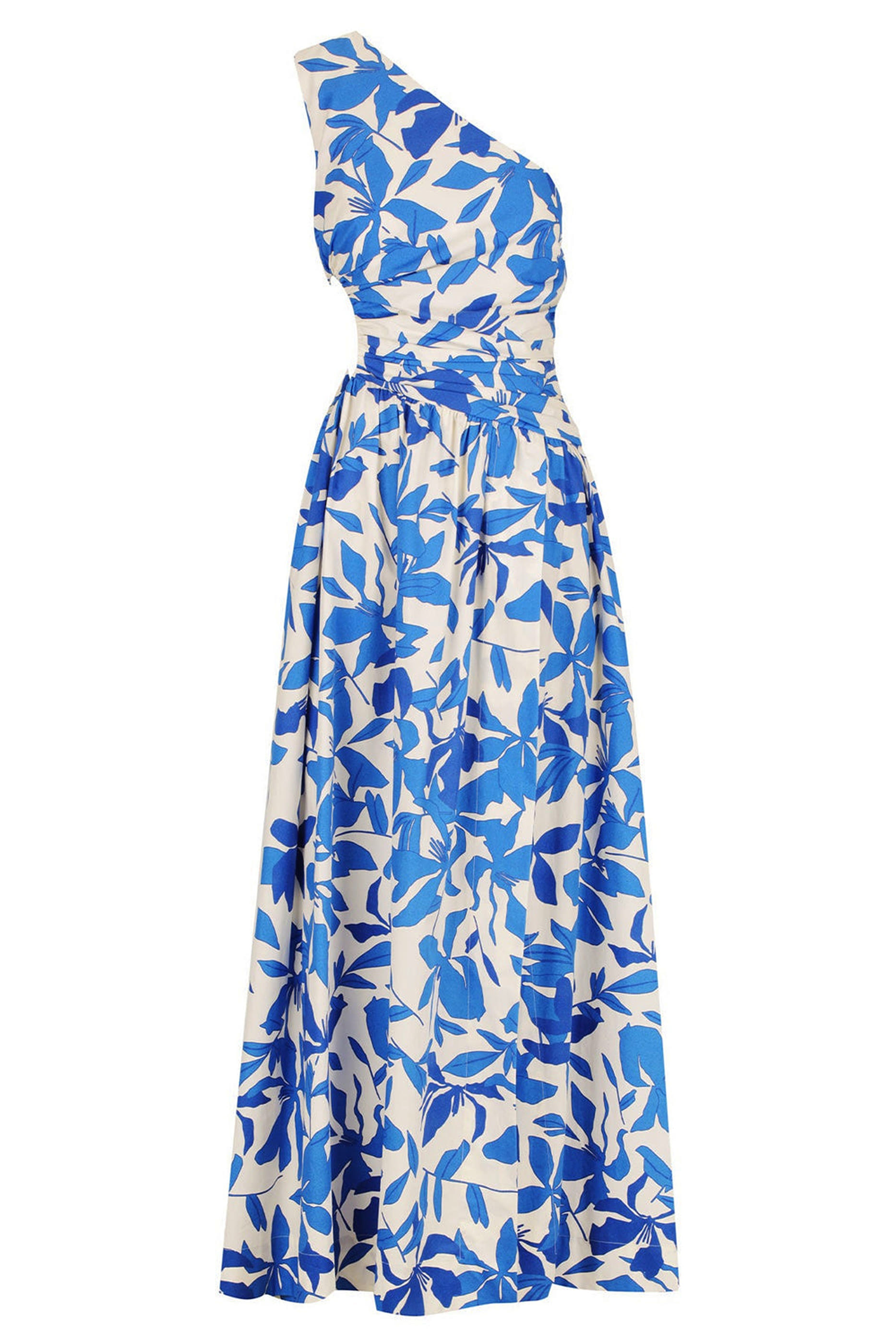 Bleue Asymmetrical Cut Out Maxi Dress