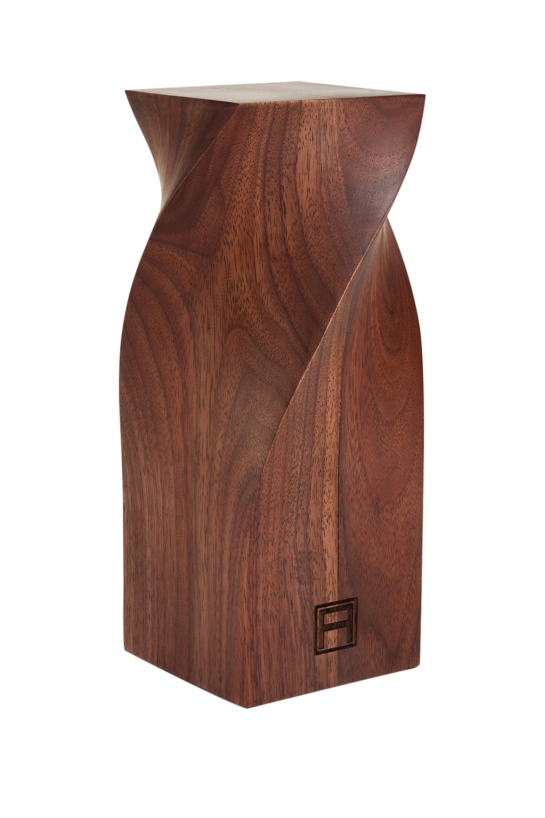 Twist Bookend – Wood