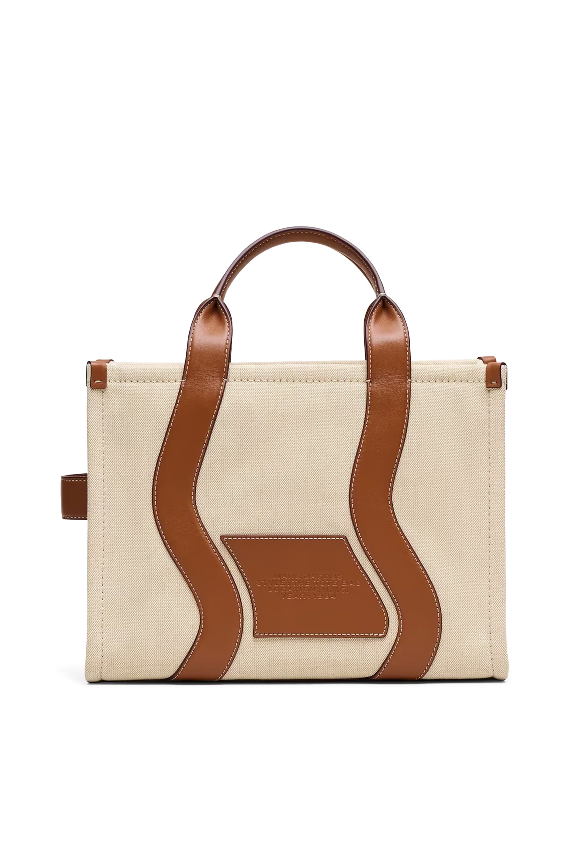 Wavy Canvas Medium Tote Bag