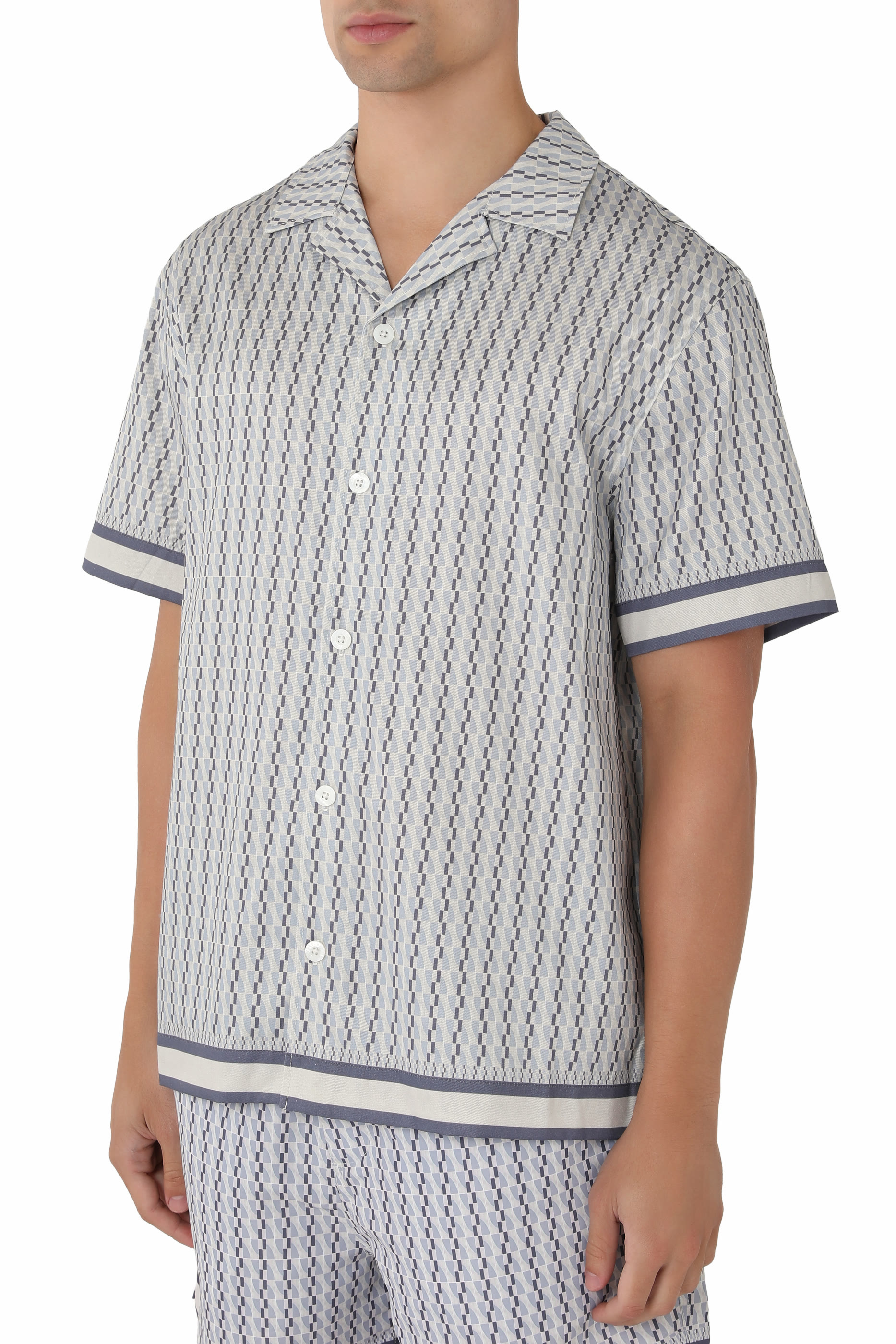 Galliano Border Shirt