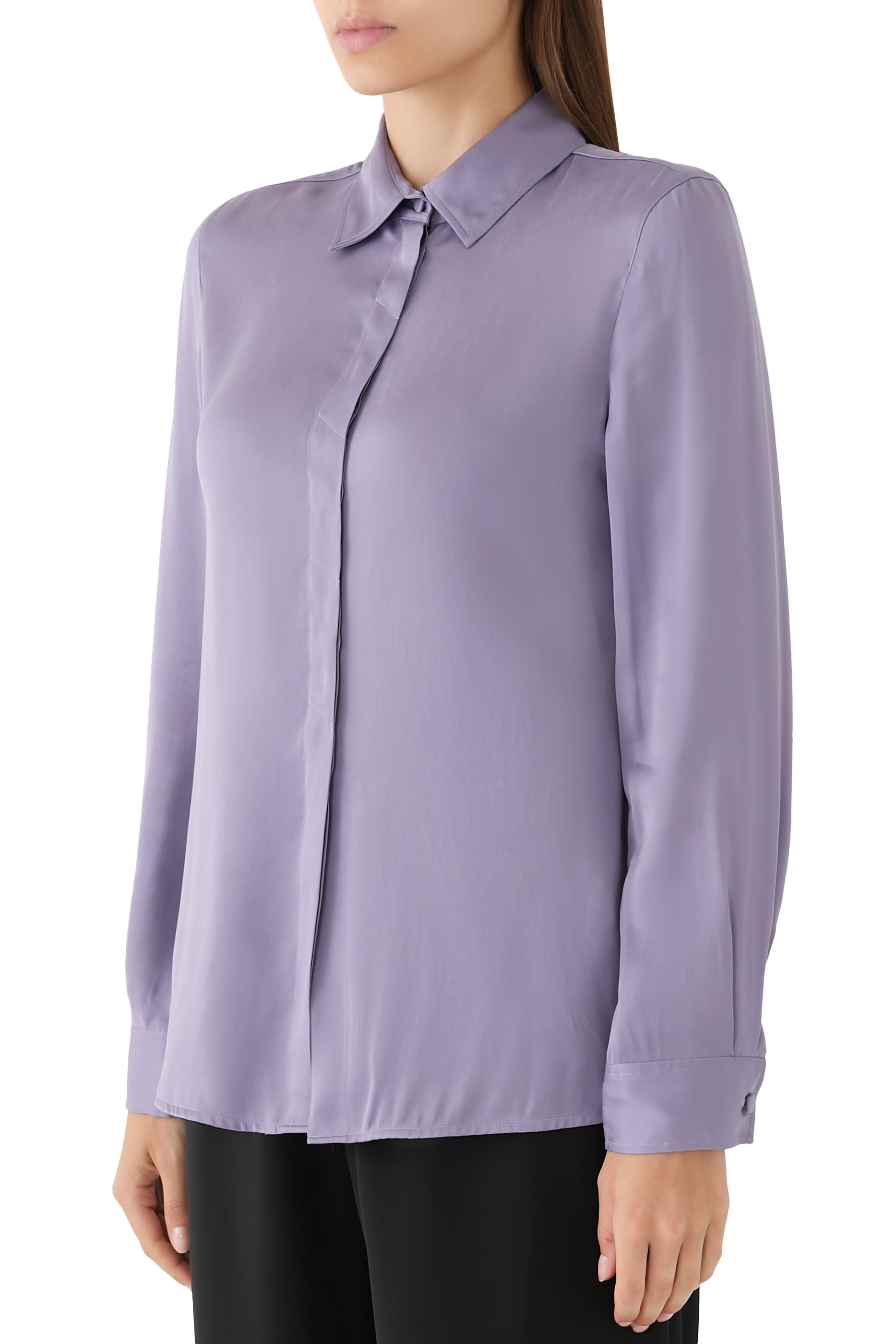 Underfly Buttons Long Sleeves Shirt