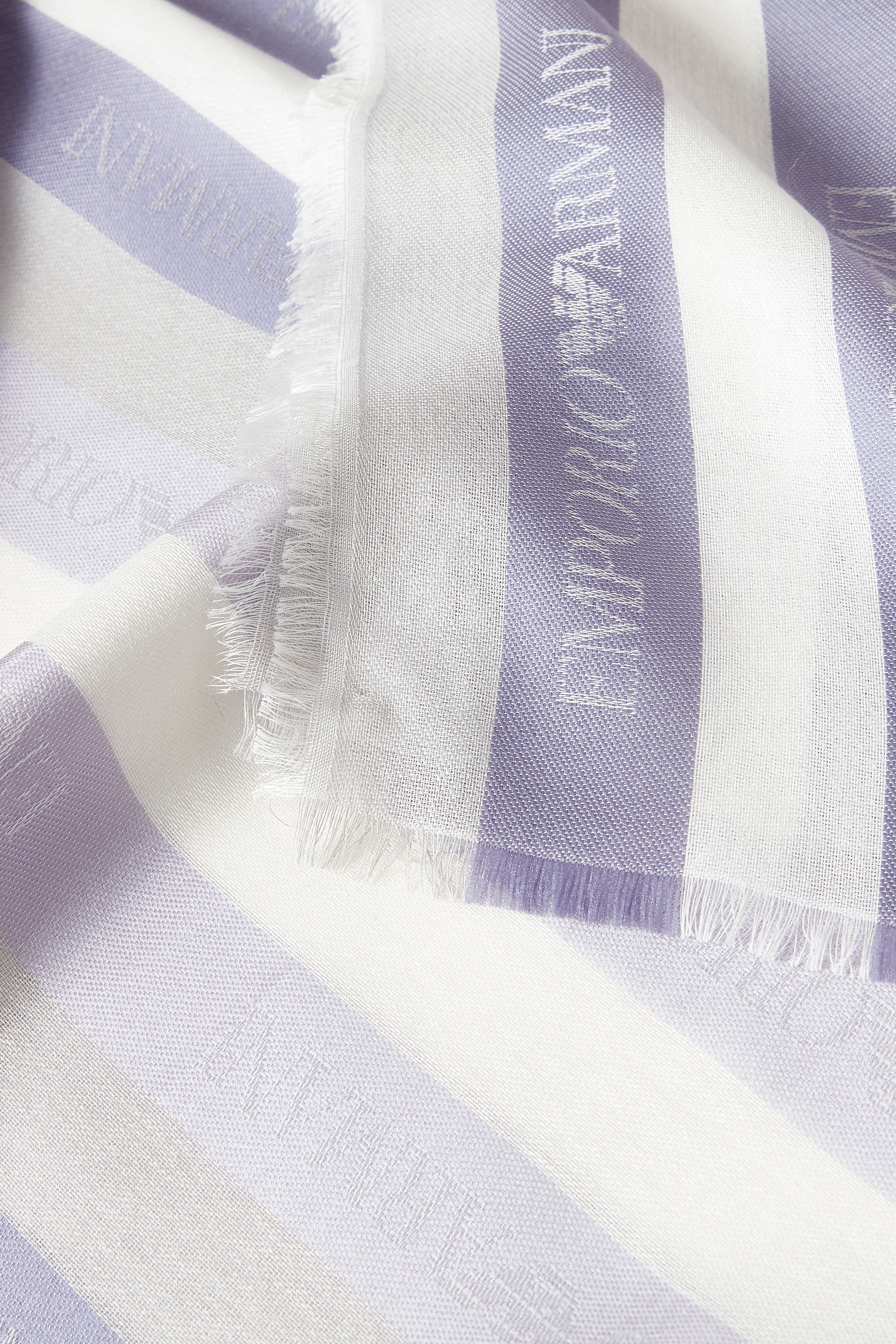 EA Logo Stripe Jacquard Scarf
