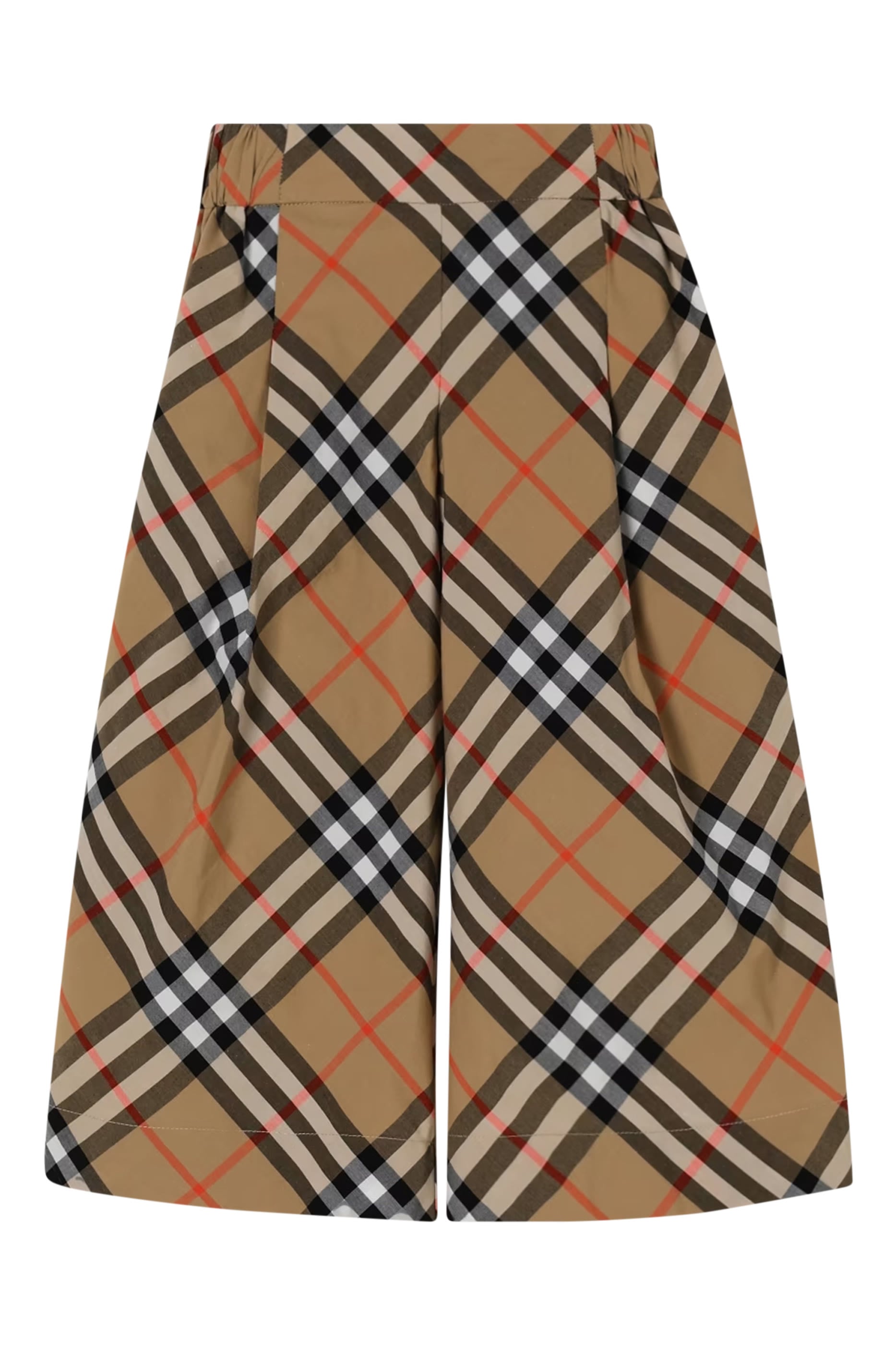 Kids Check Cotton Trousers