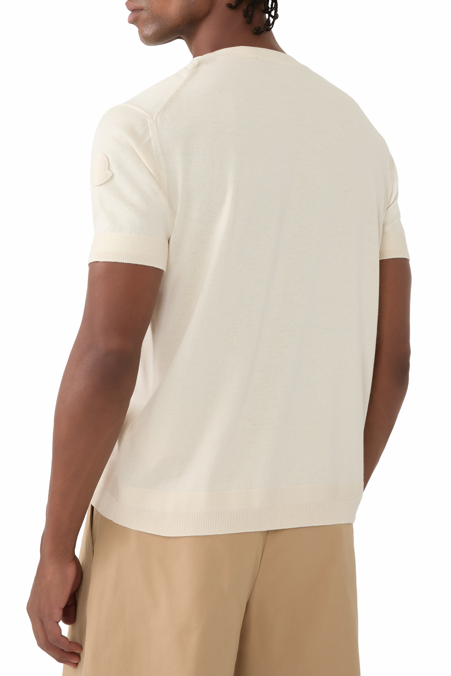 Silk & Cotton Knit T-Shirt