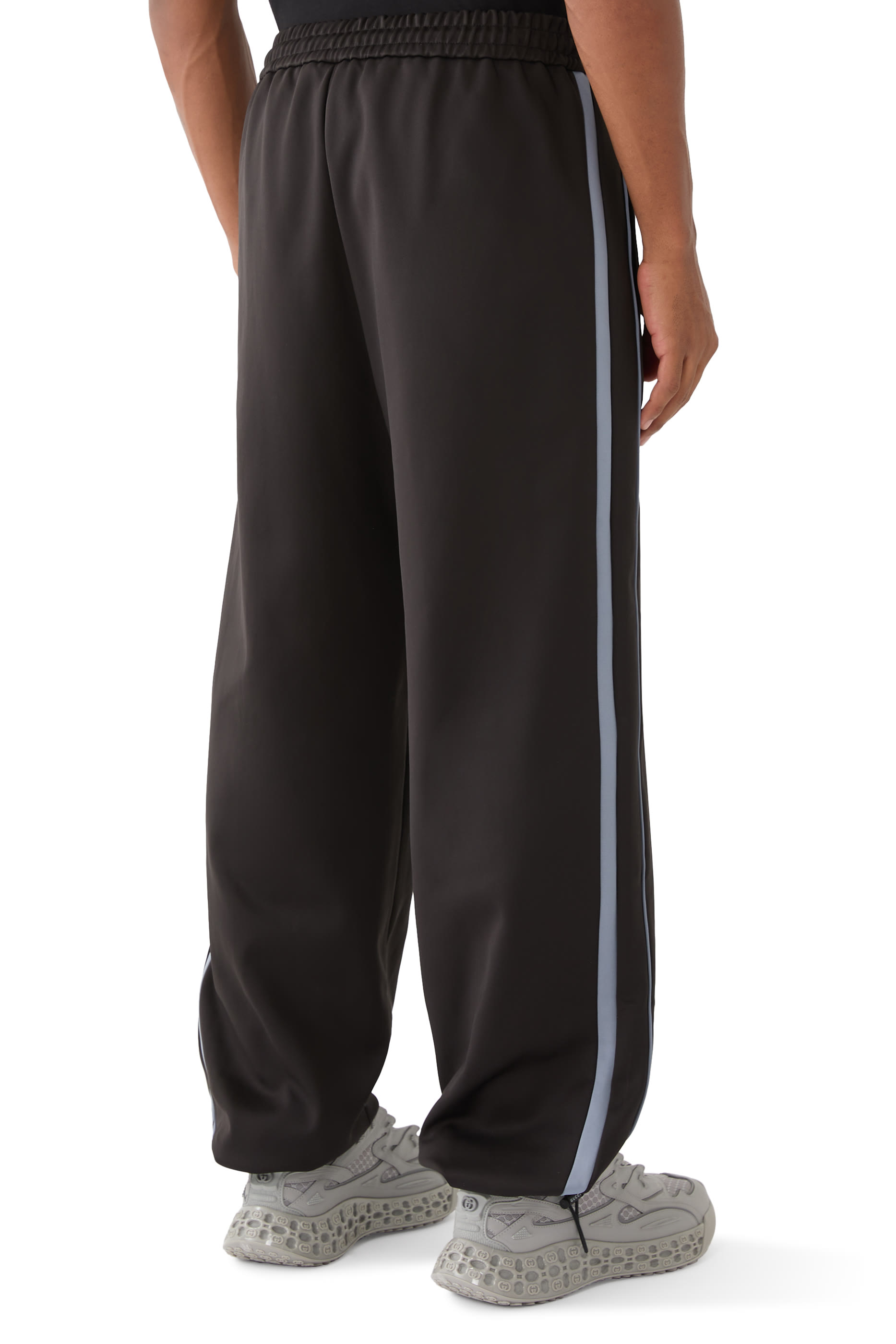 Embroidered Jersey Pants