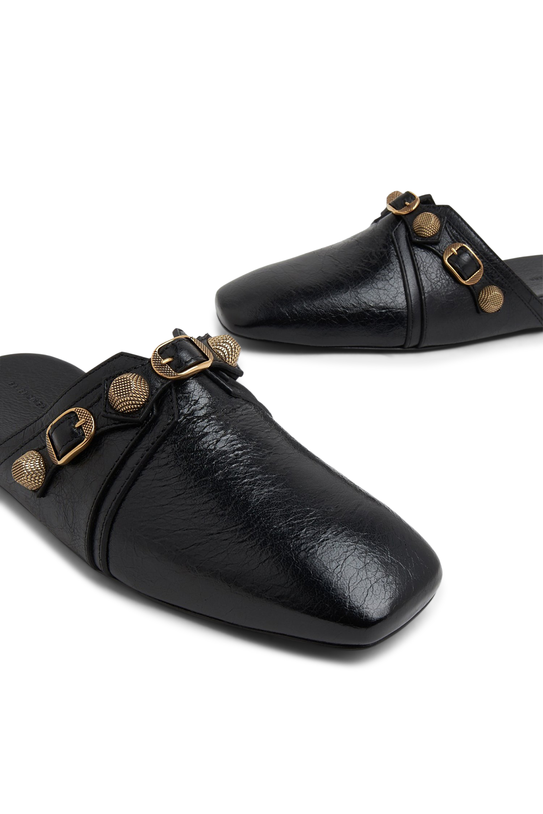 Cosy Cagole Flat Leather Mules