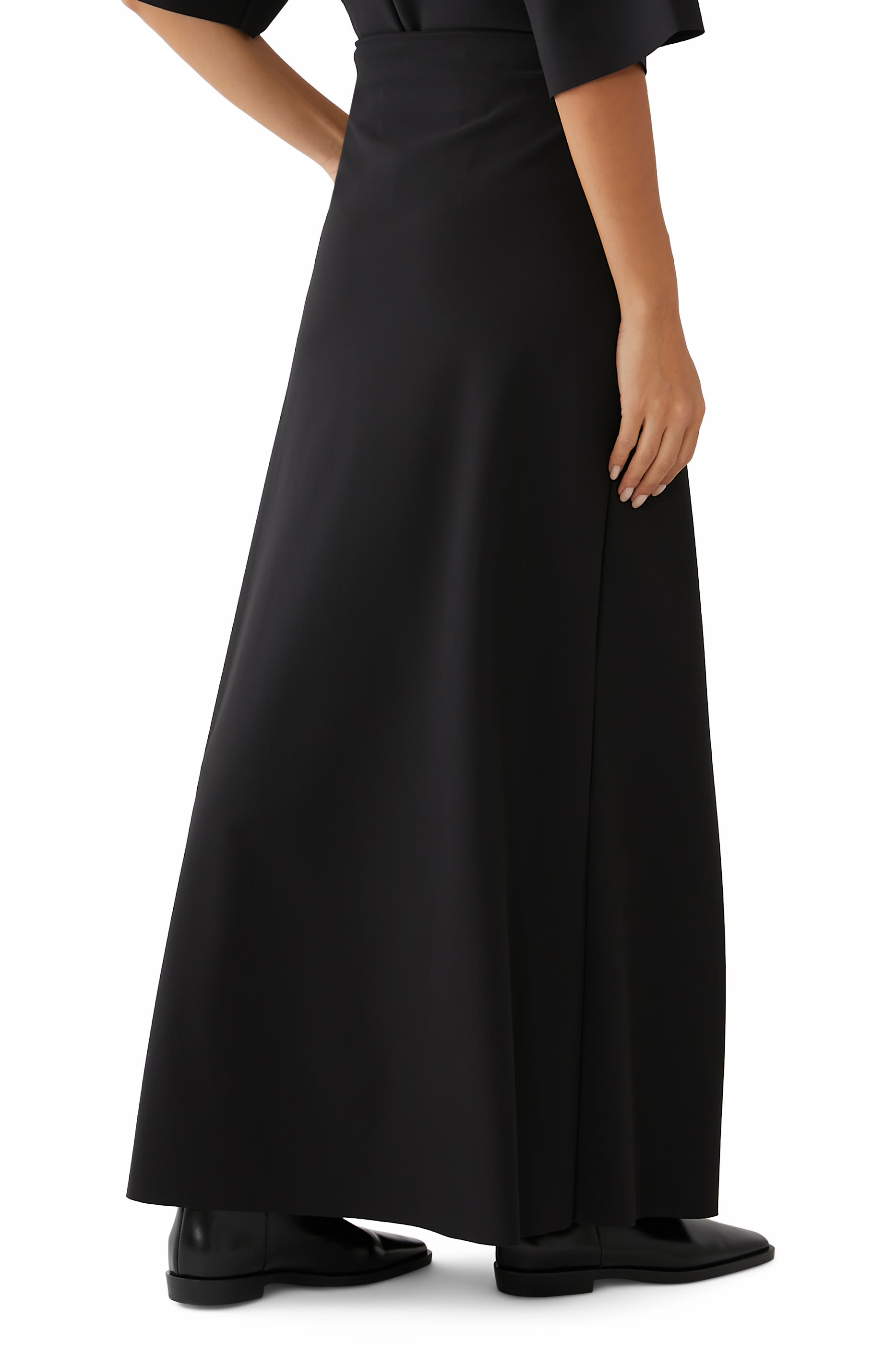 Minimal High Waist Scuba Skirt