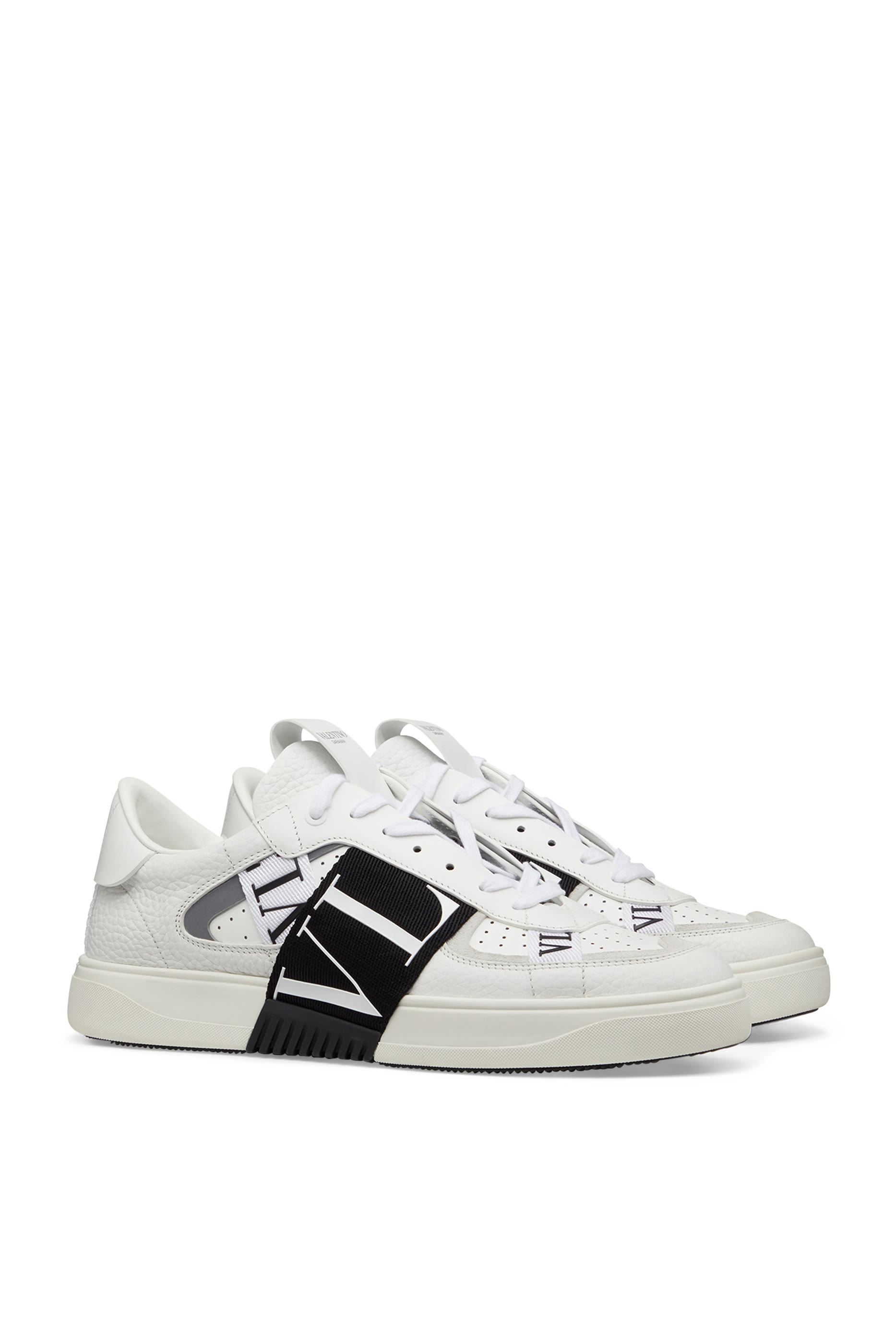 VLTN Band Low-Top Calfskin Sneakers