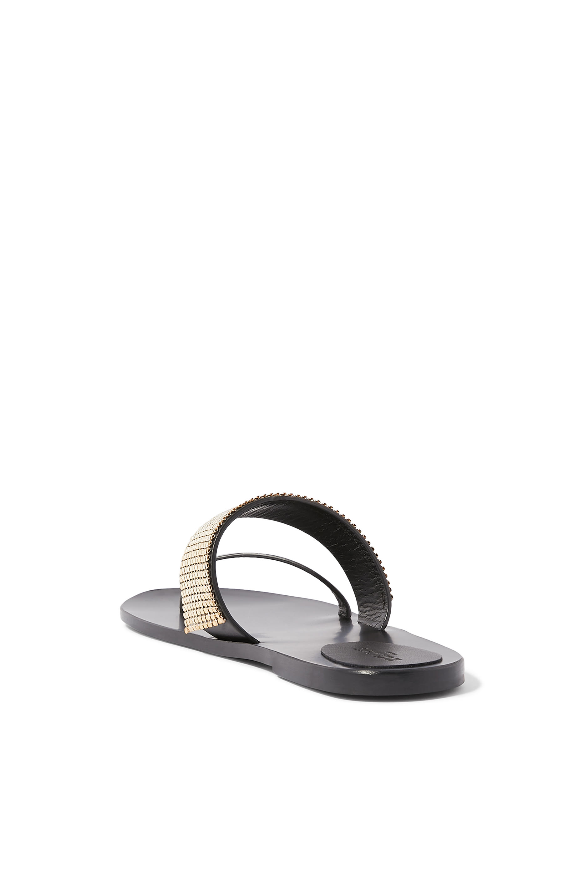 Aida Flat Slides with Embellished Strap