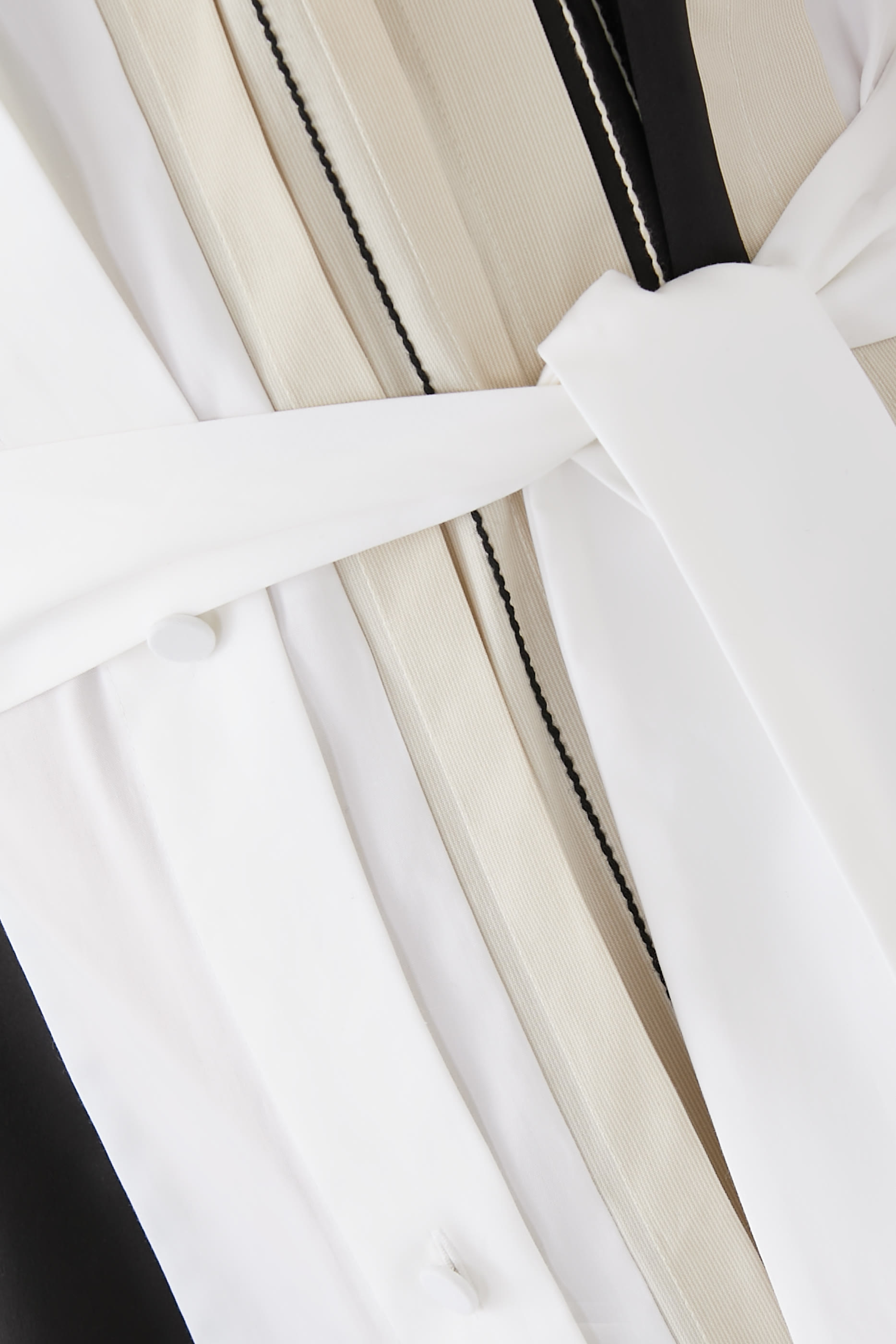 Mederic Poplin Colour Block Dress