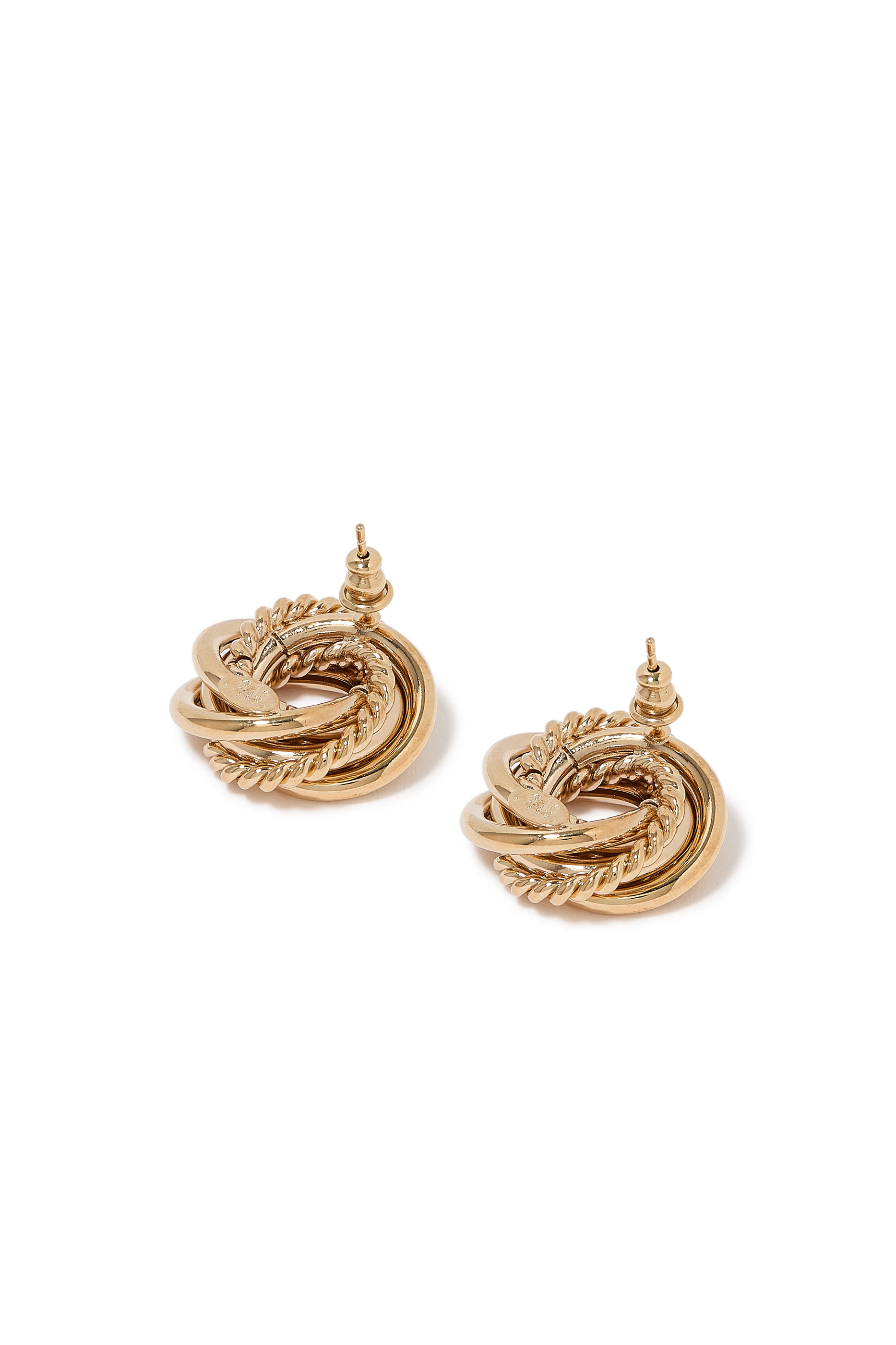  Atika Earrings, Gold-Plated Brass