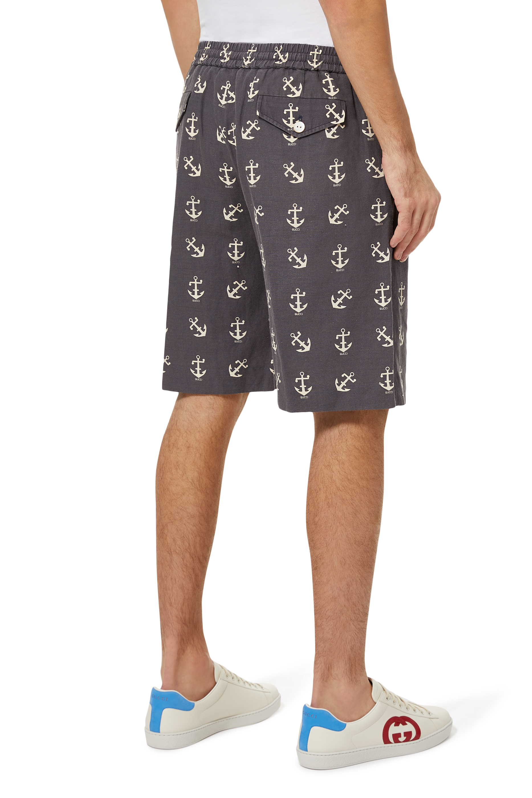 Anchor Print Shorts