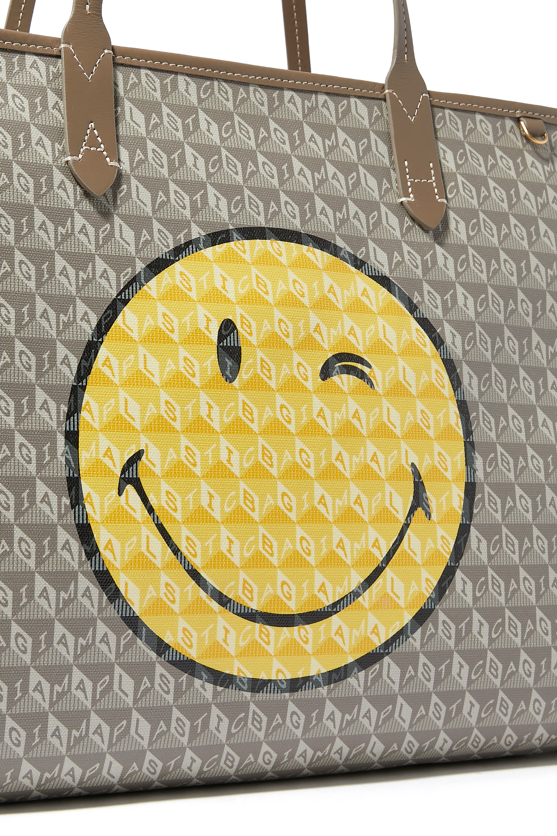 I am a Plastic Bag Wink Zipped Tote Bag