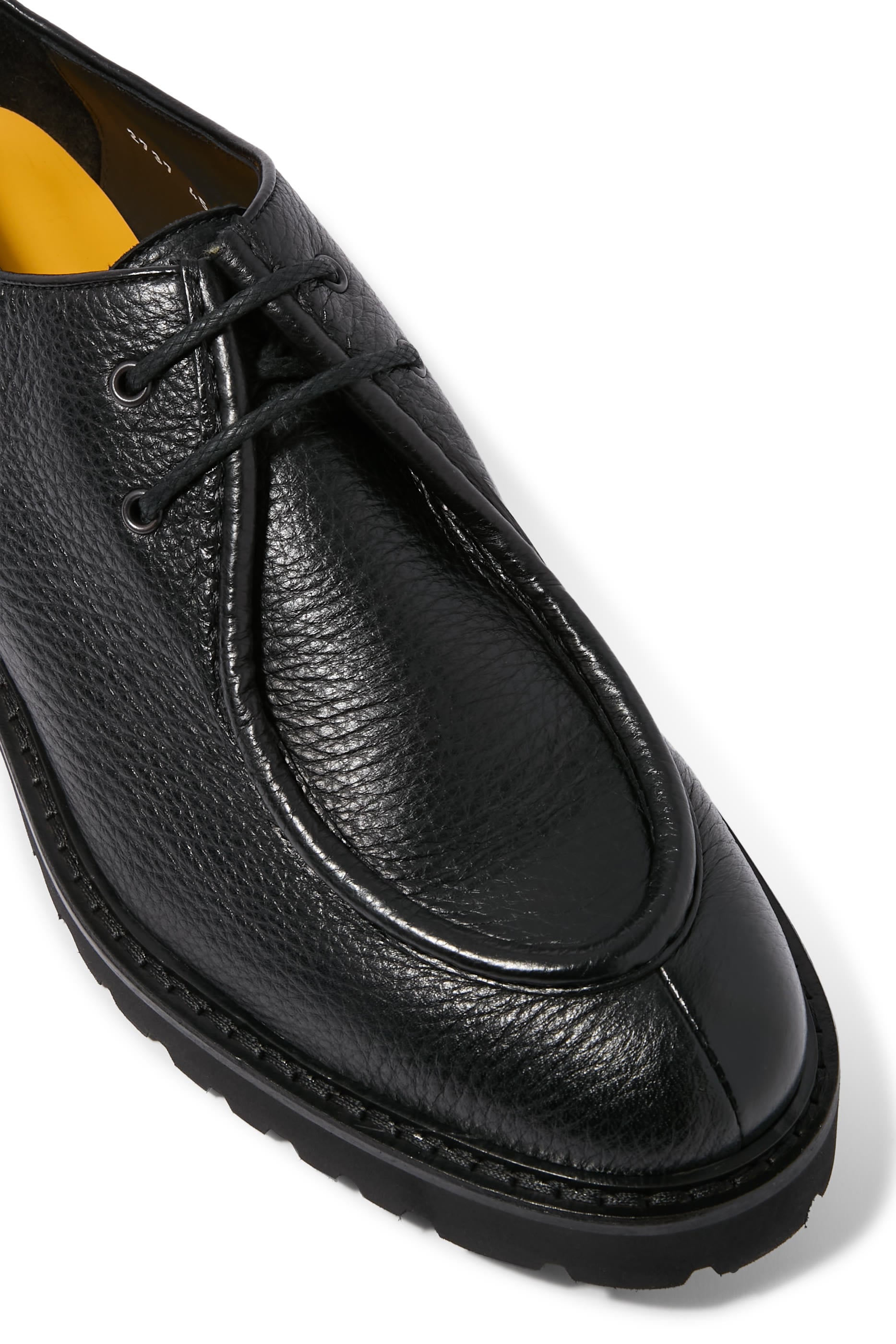 Two-Hole Leather Lace-Up Shoes