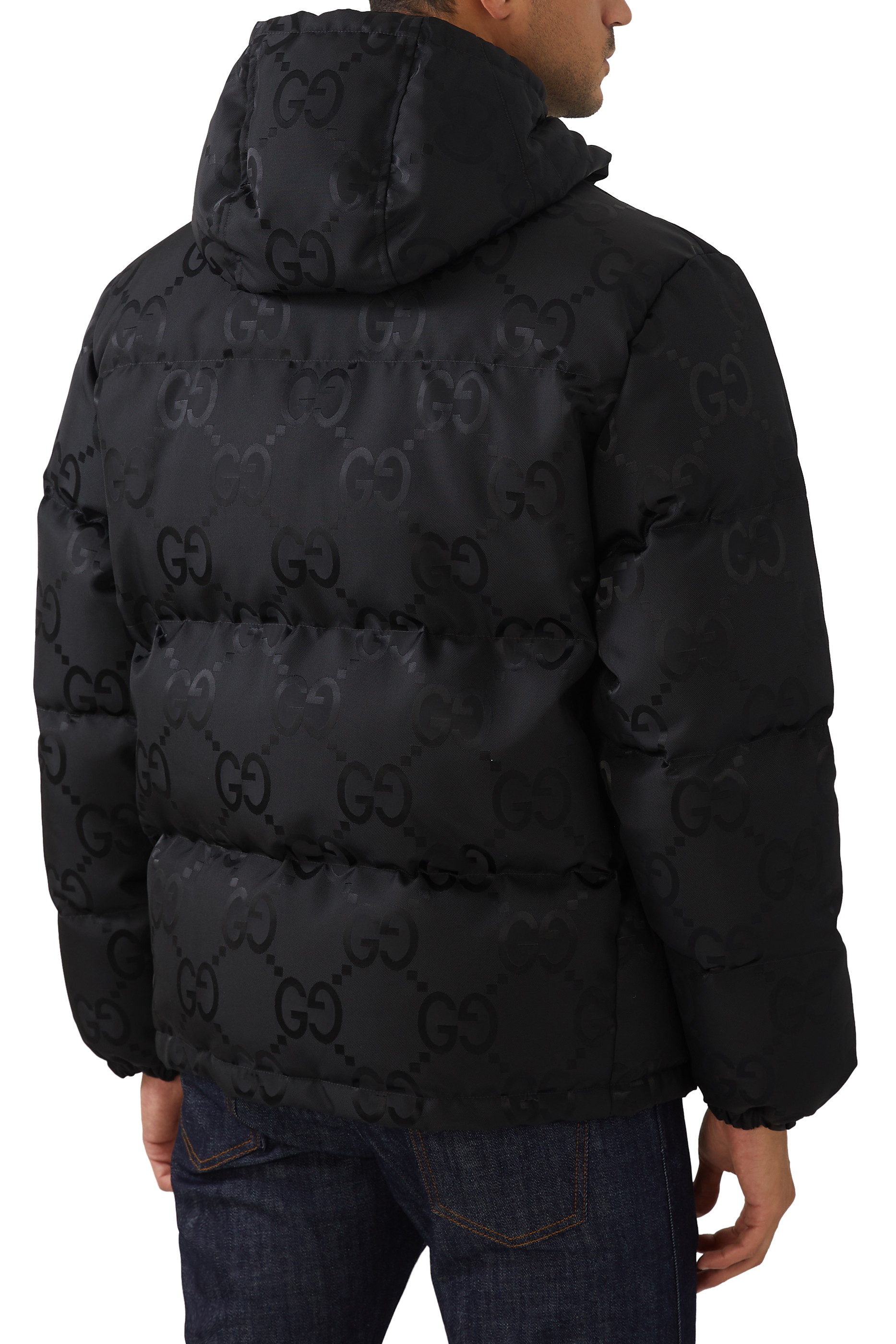 Jumbo GG Canvas Down Jacket