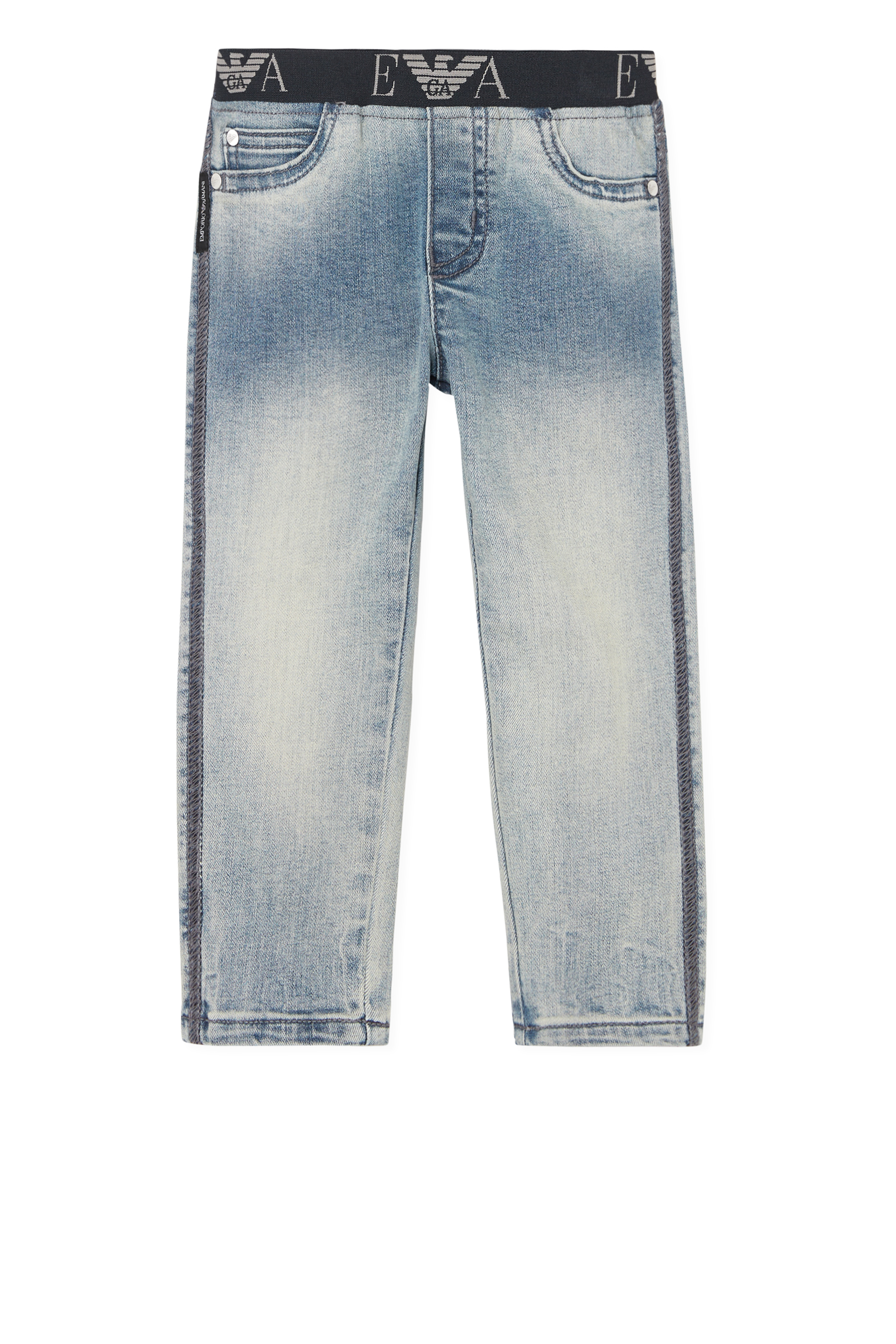 Logo Waist Denim Jeans