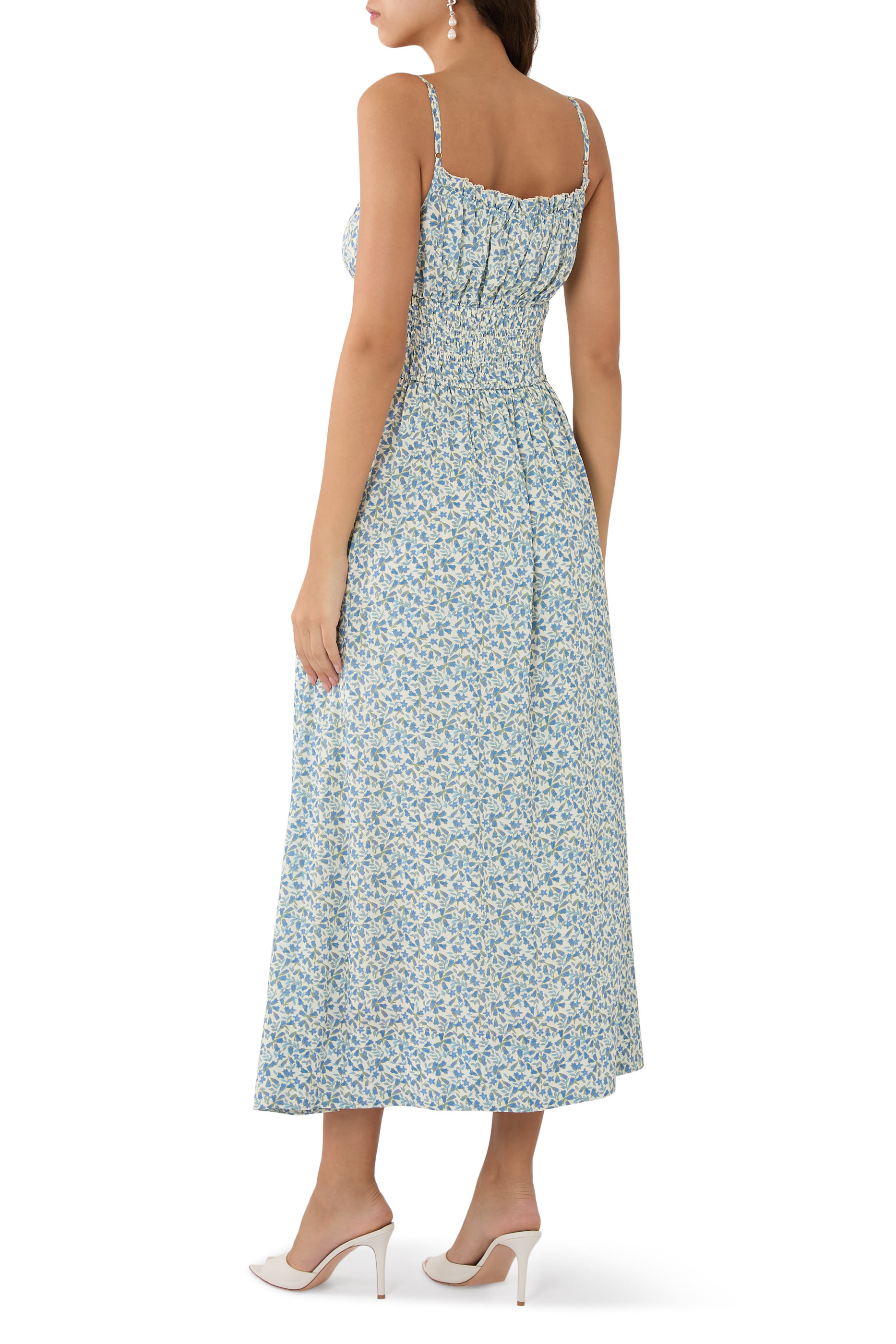 Square Neck Midi Sundress