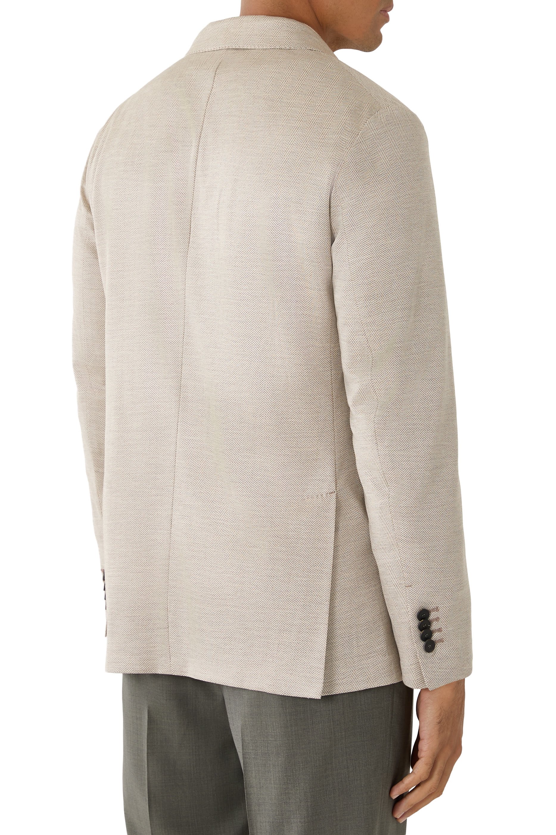 Silk & Cotton Jersey Blazer