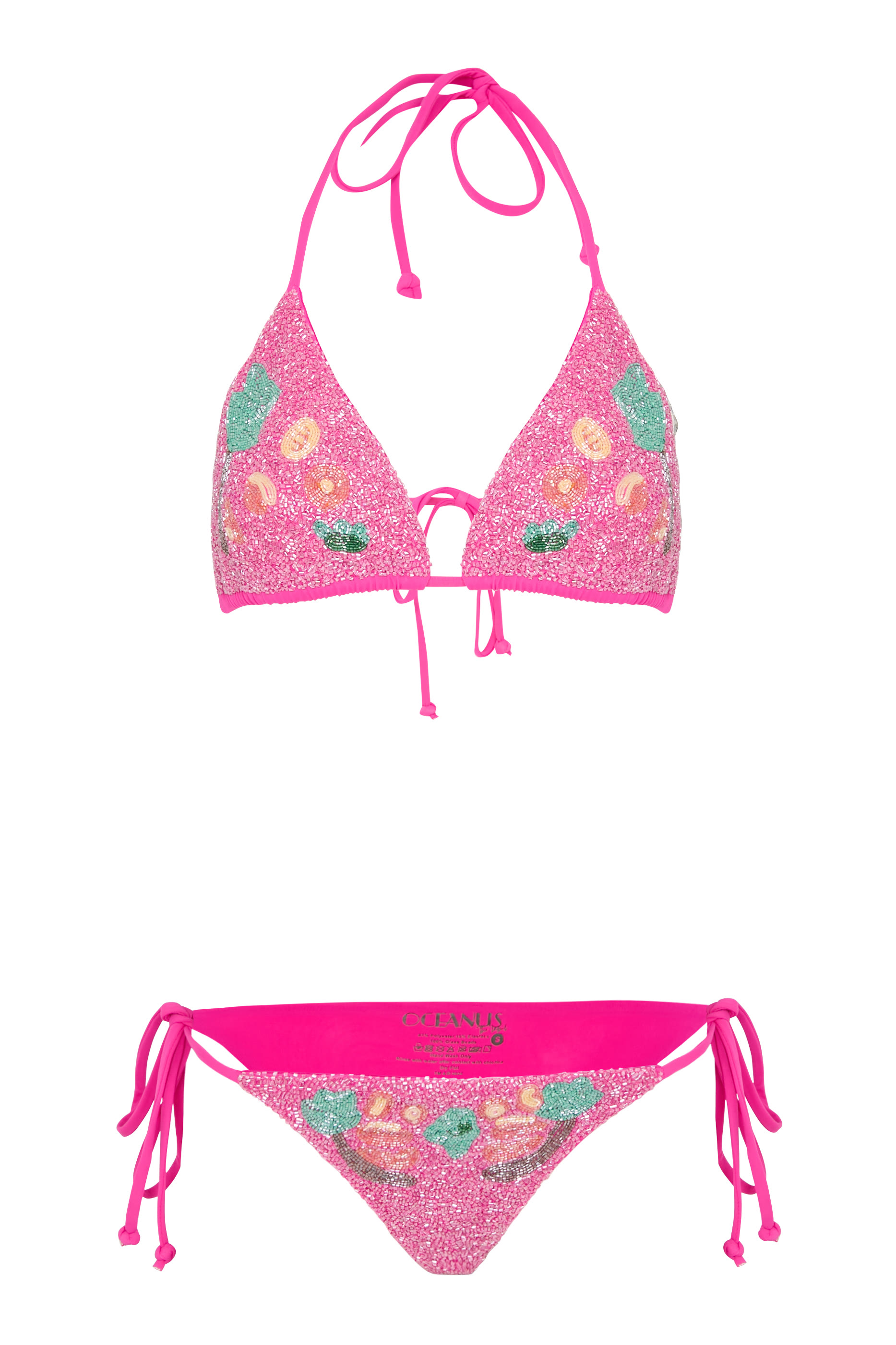 Mulata Beaded Triangle Bikini