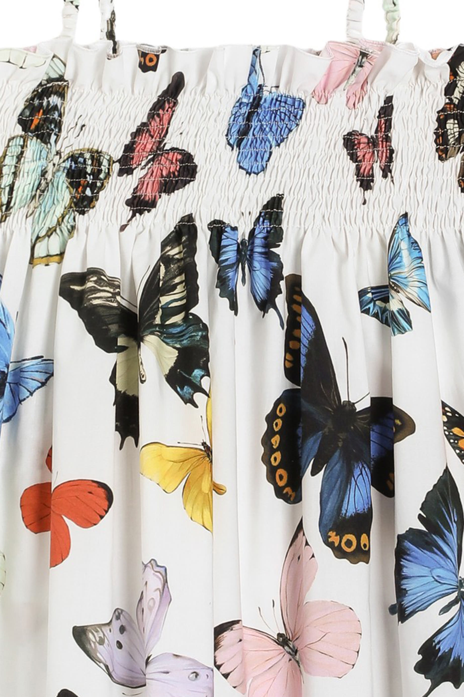  Kids Butterfly Print Flared Dress 