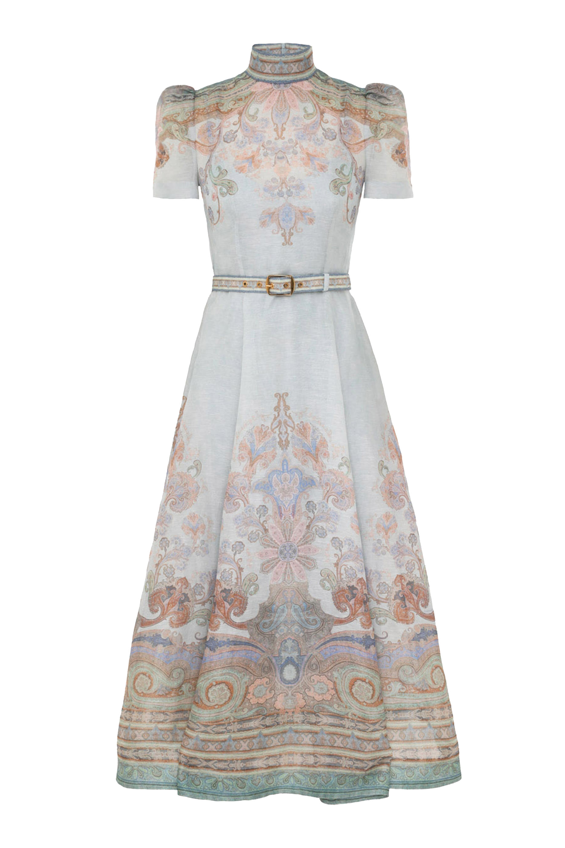 Eden Belted Midi Dress