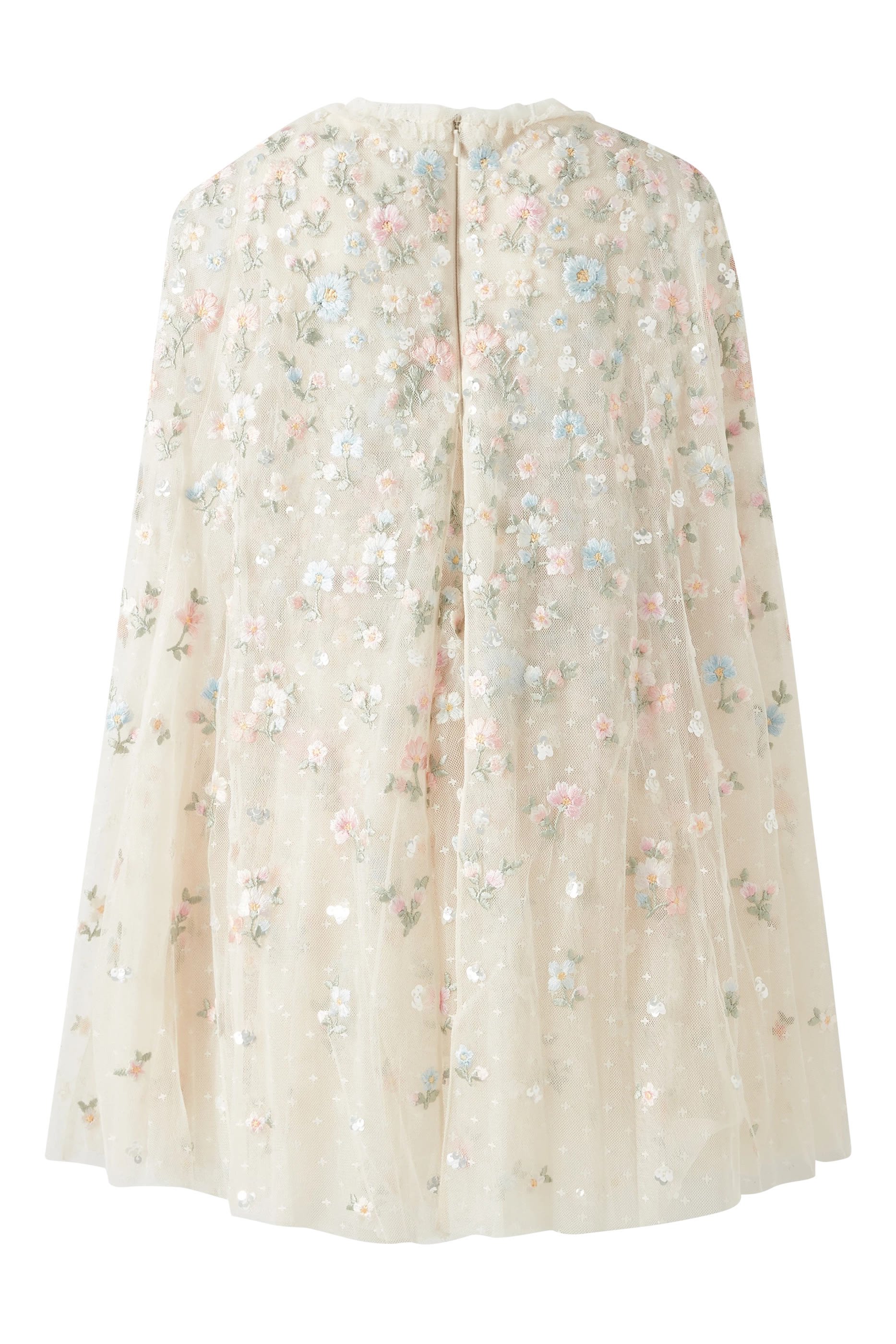 Kids Ethereal Blooms Cape Dress