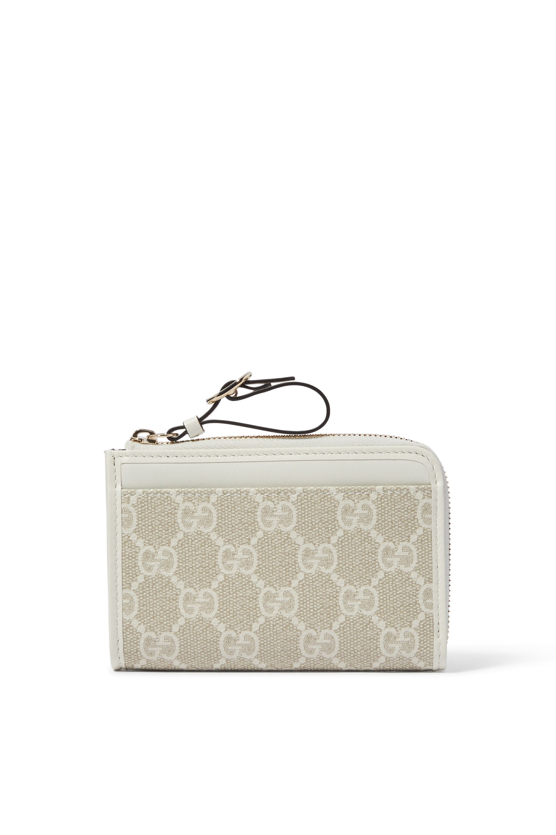 GG Emblem Zip Card Case