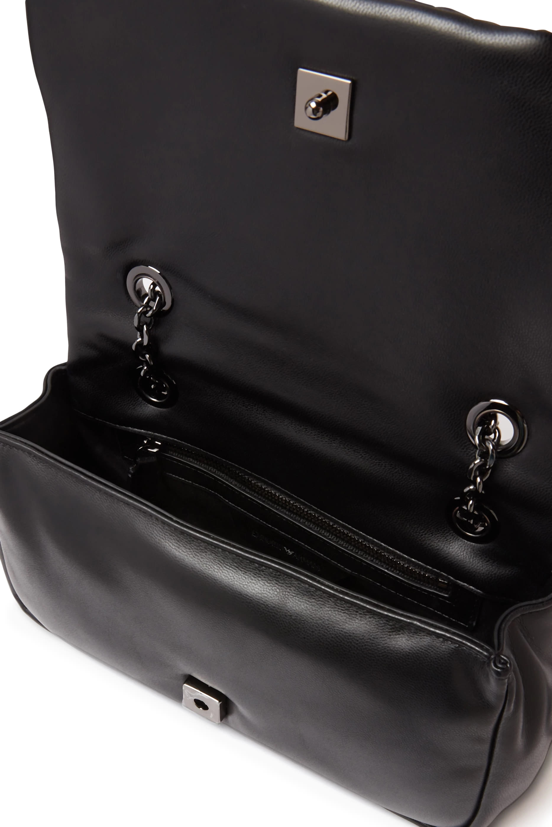 Quilted Nappa Leather-Effect Mini Bag