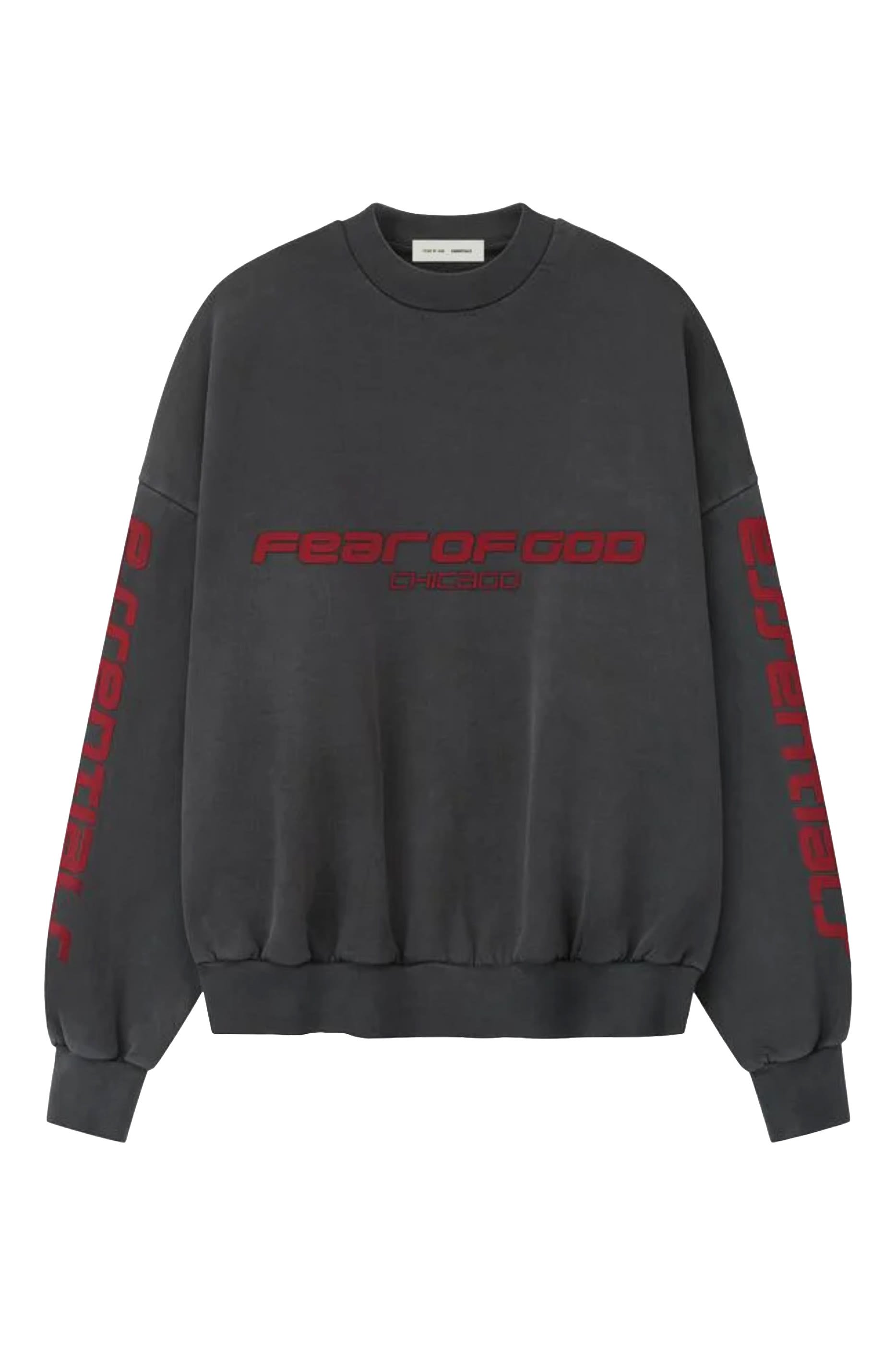 Chicago Heavy Fleece Cropped Sweatshirt 