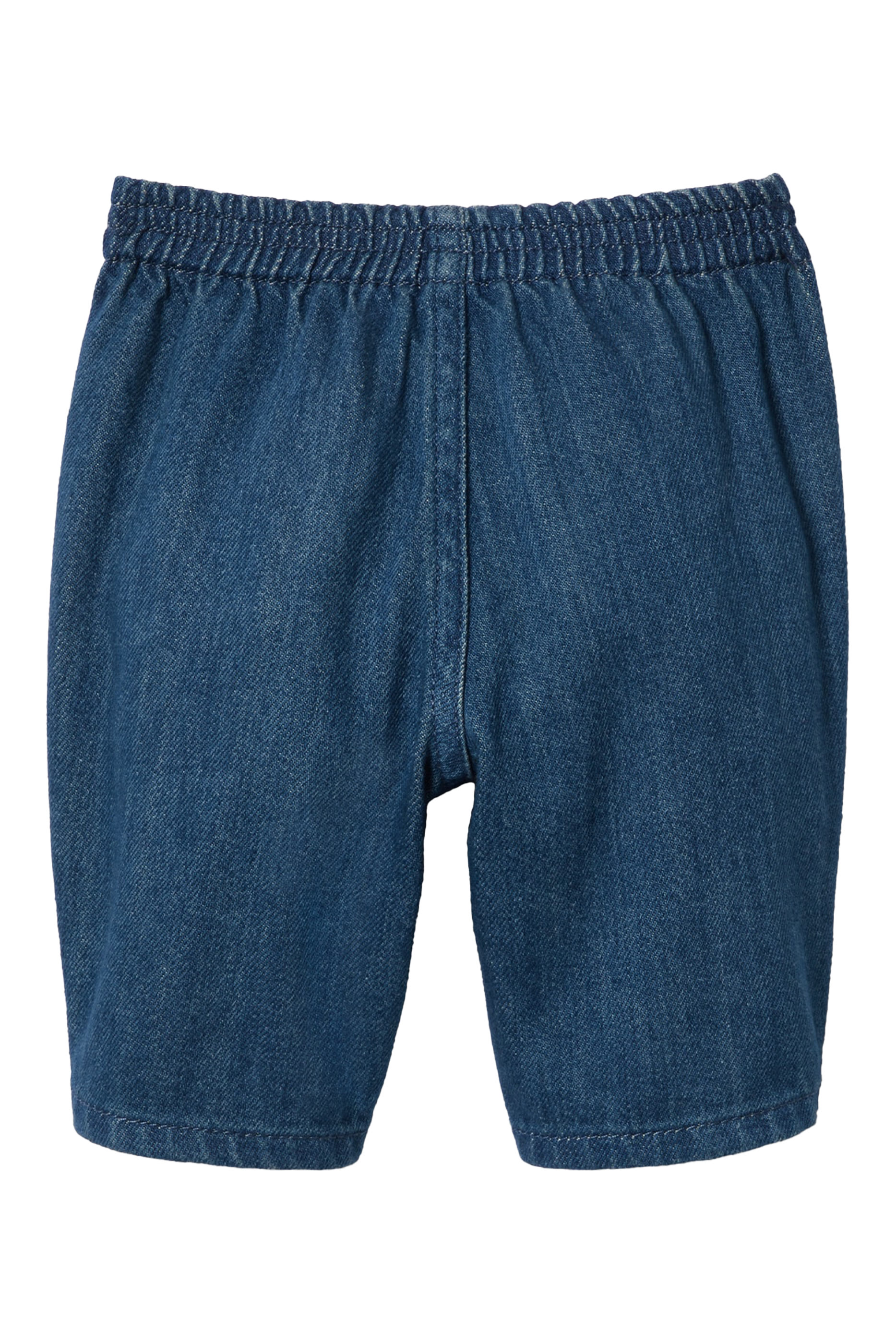 Baby Denim Pants with Web Embroidery