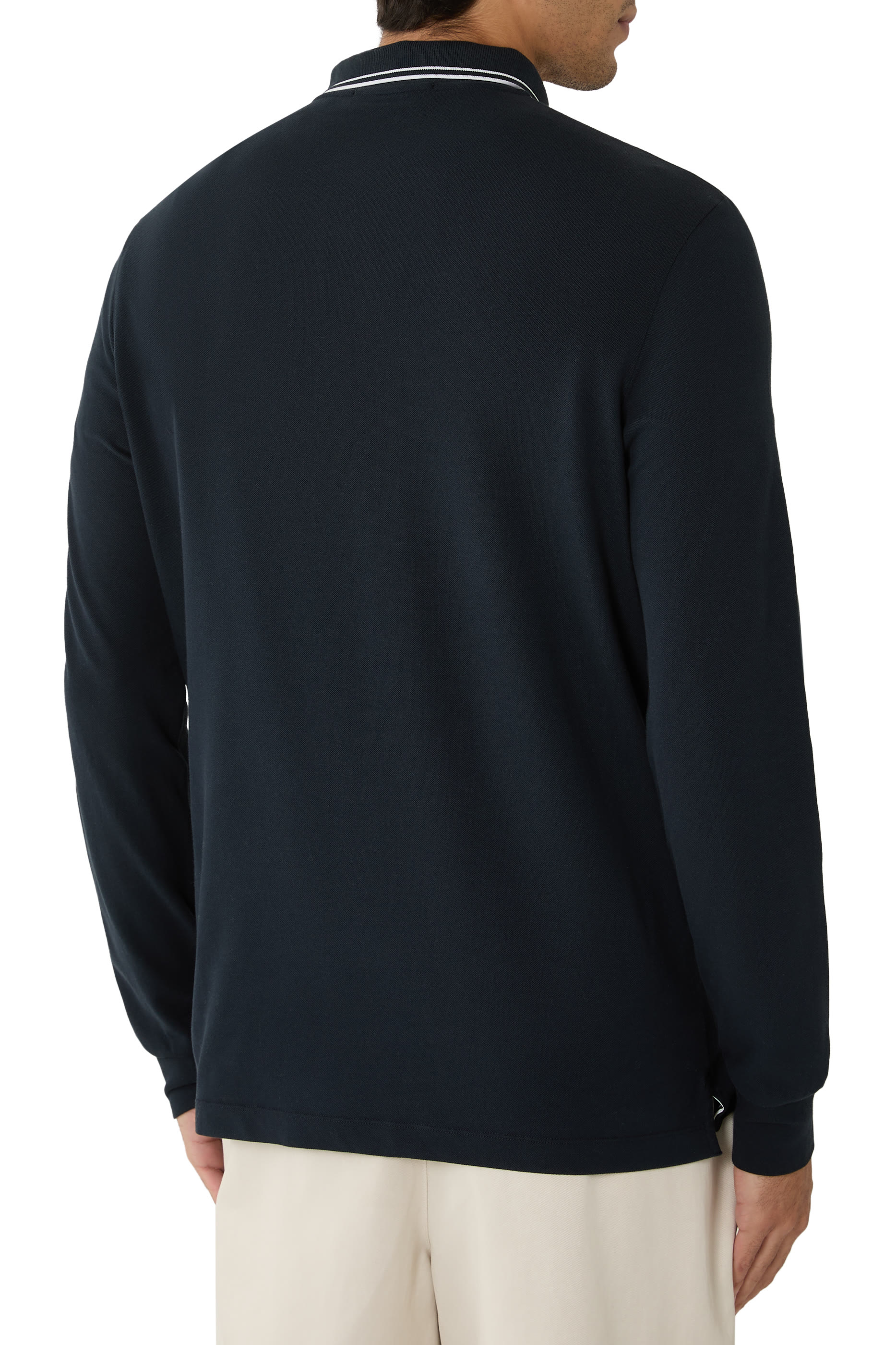  Long-Sleeve Polo Shirt