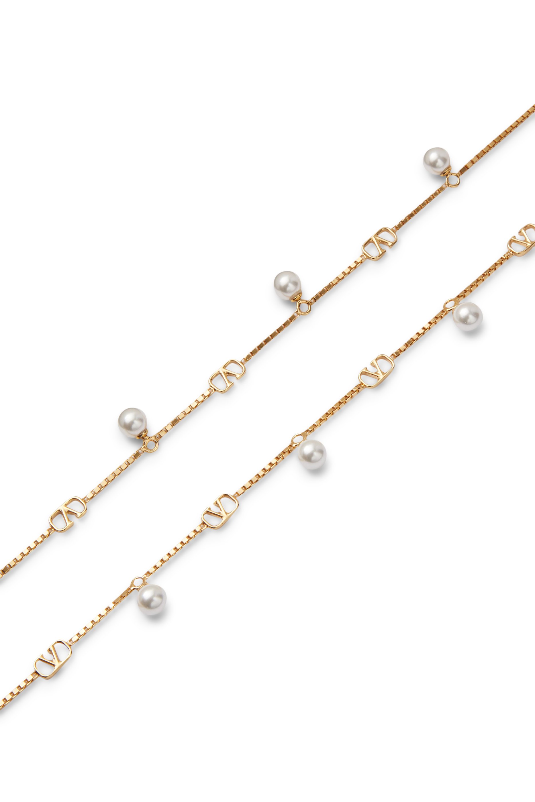 VLogo Signature Pearl Necklace