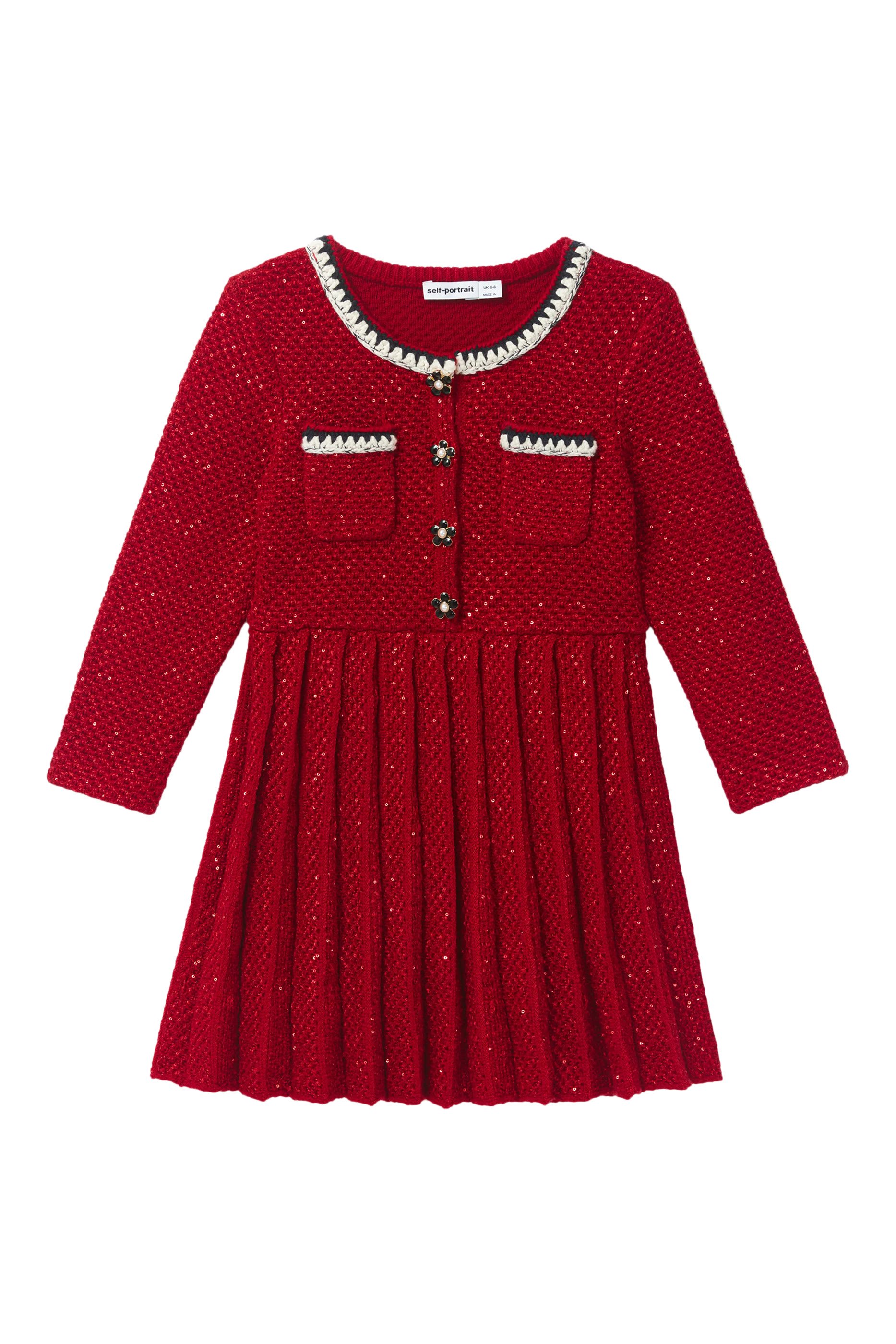 Kids Sequin Knit Dress