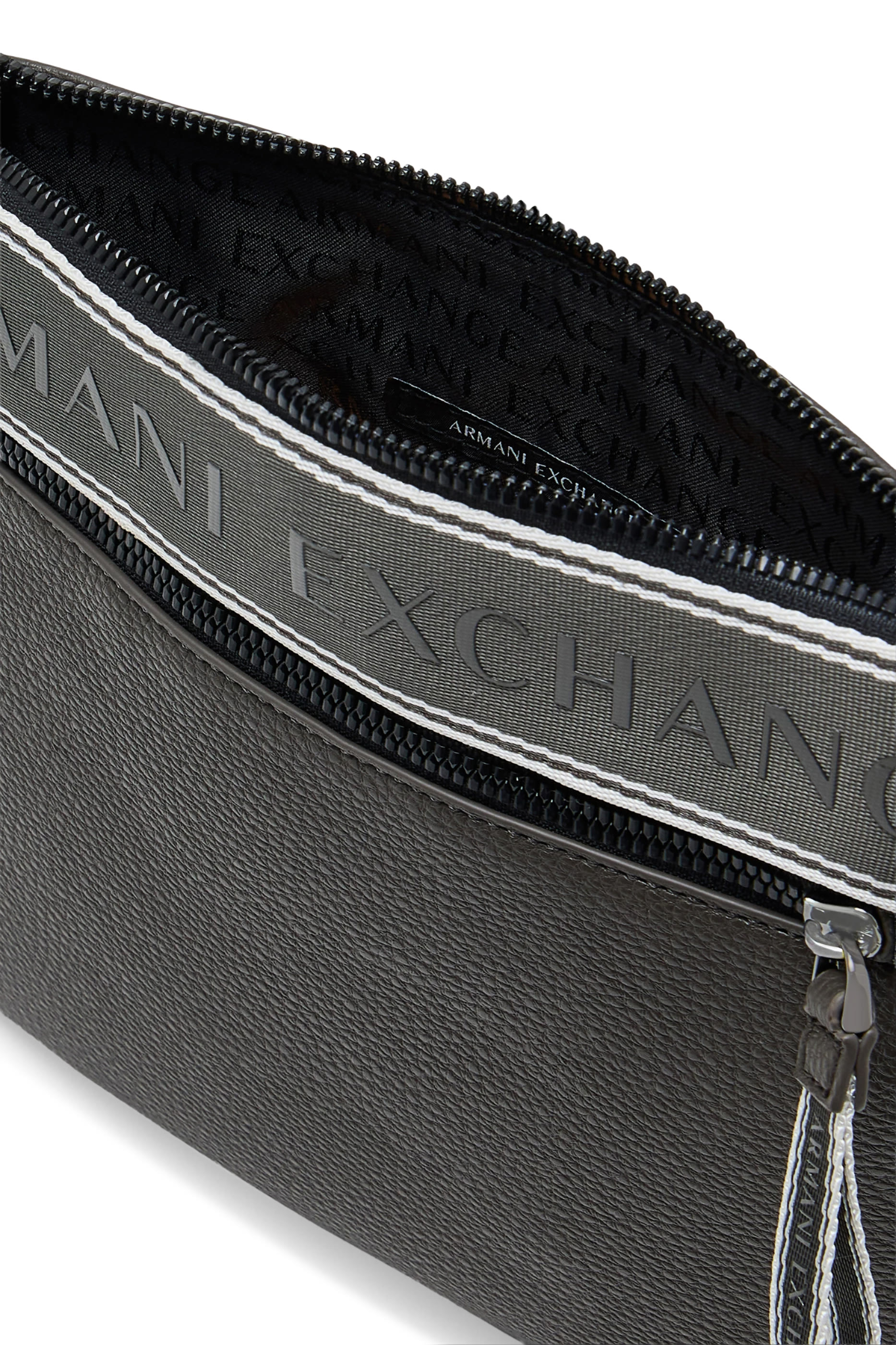 Logo Flat Crossbody Messenger Bag