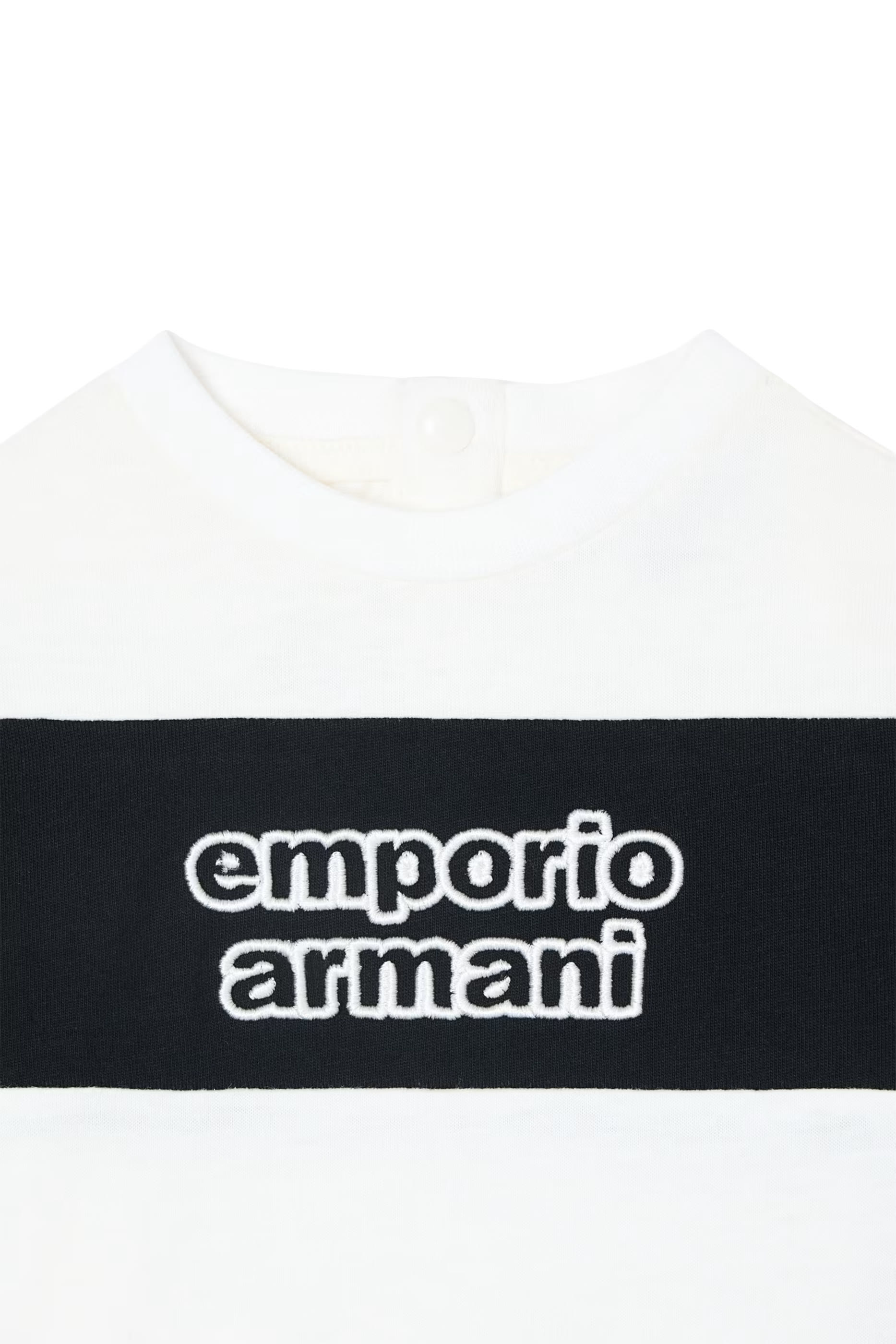 Kids Thick Stripes Macro EA Logo T-Shirt