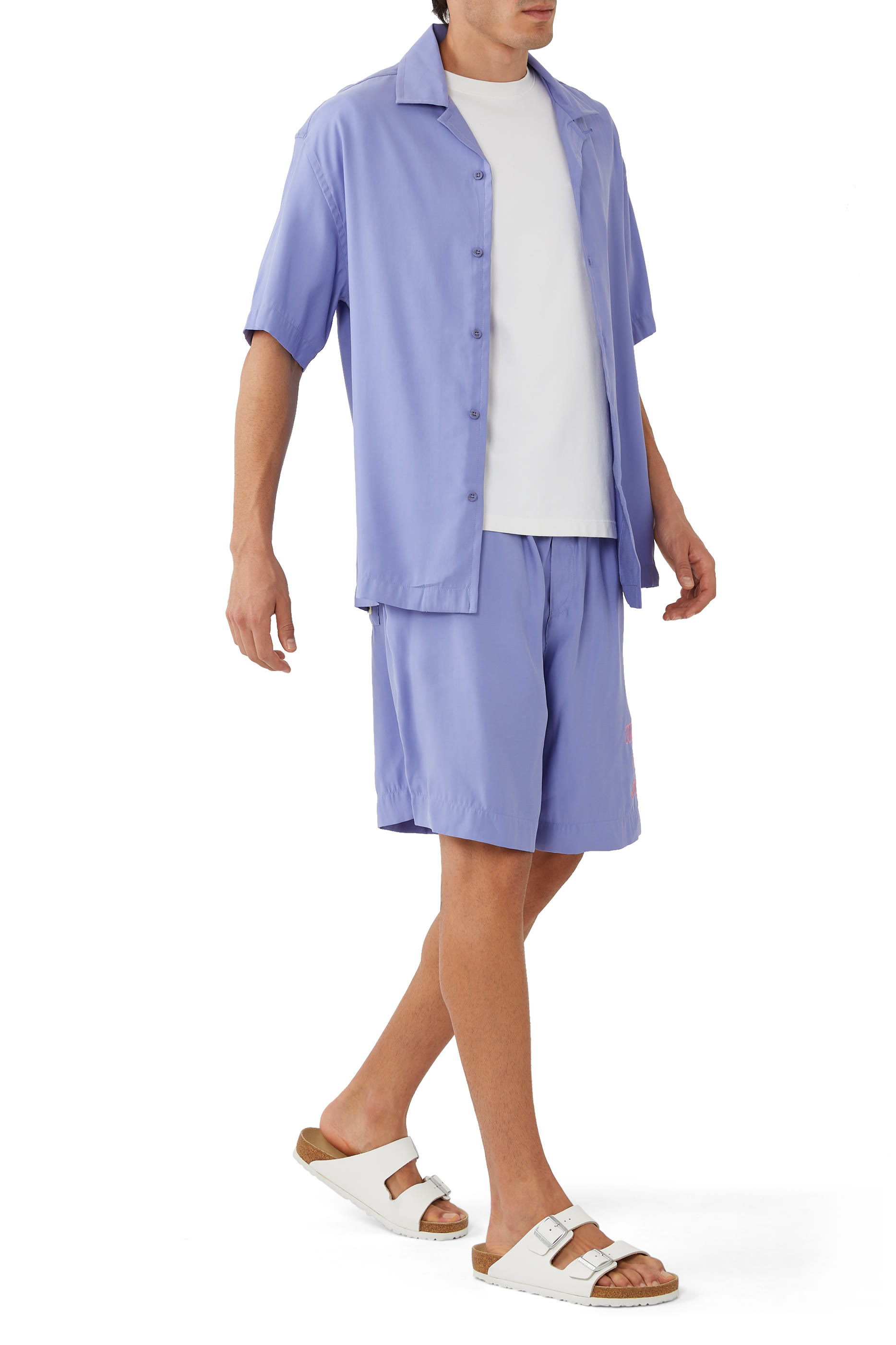 Drawstring Bermuda Shorts Sustainability Values Capsule Collection